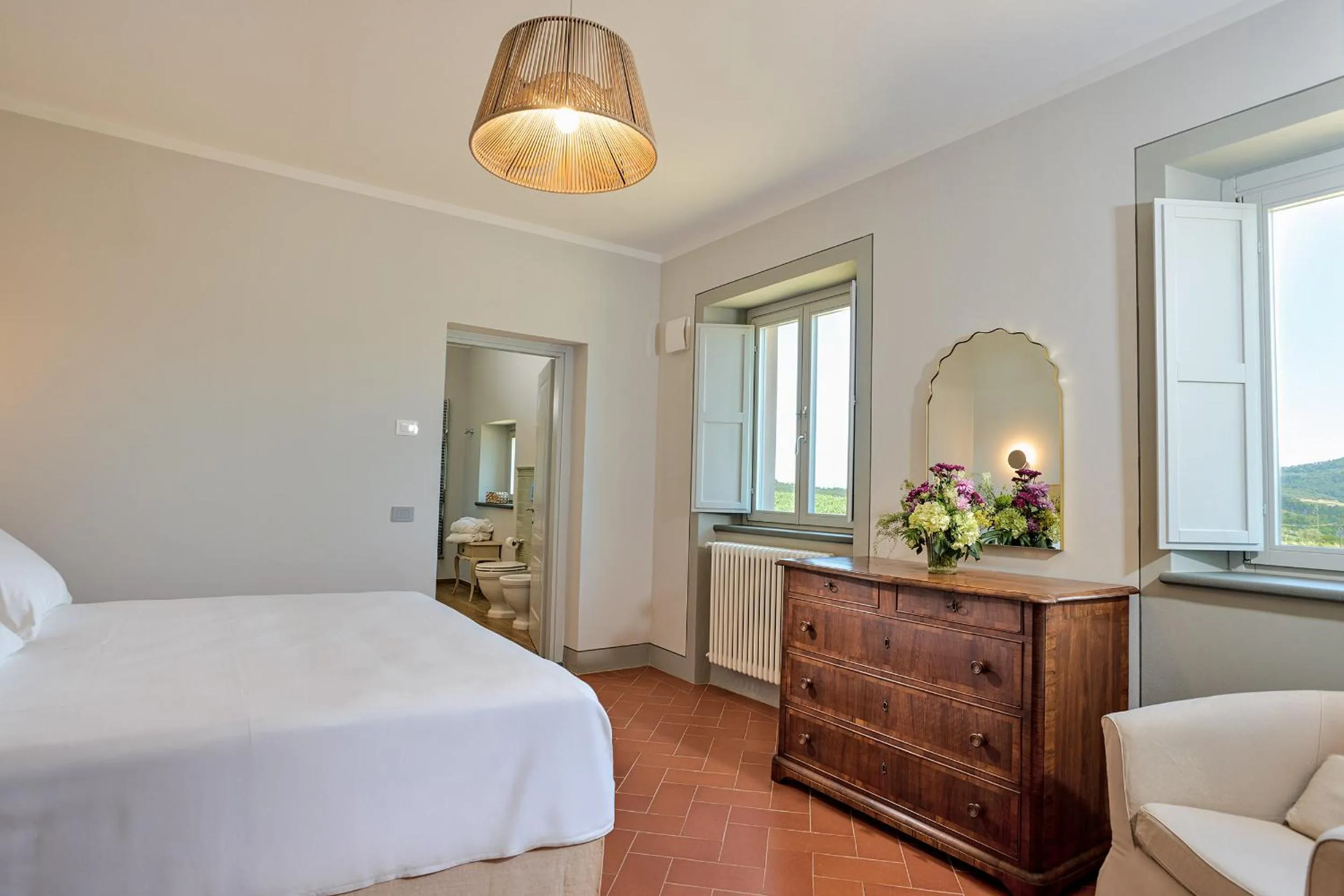 Bed in Castello Vicchiomaggio