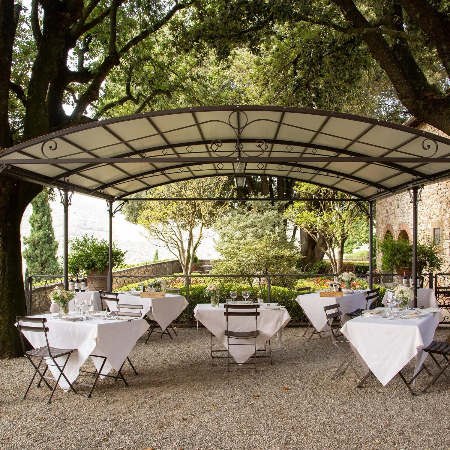 Garden in Castello Vicchiomaggio