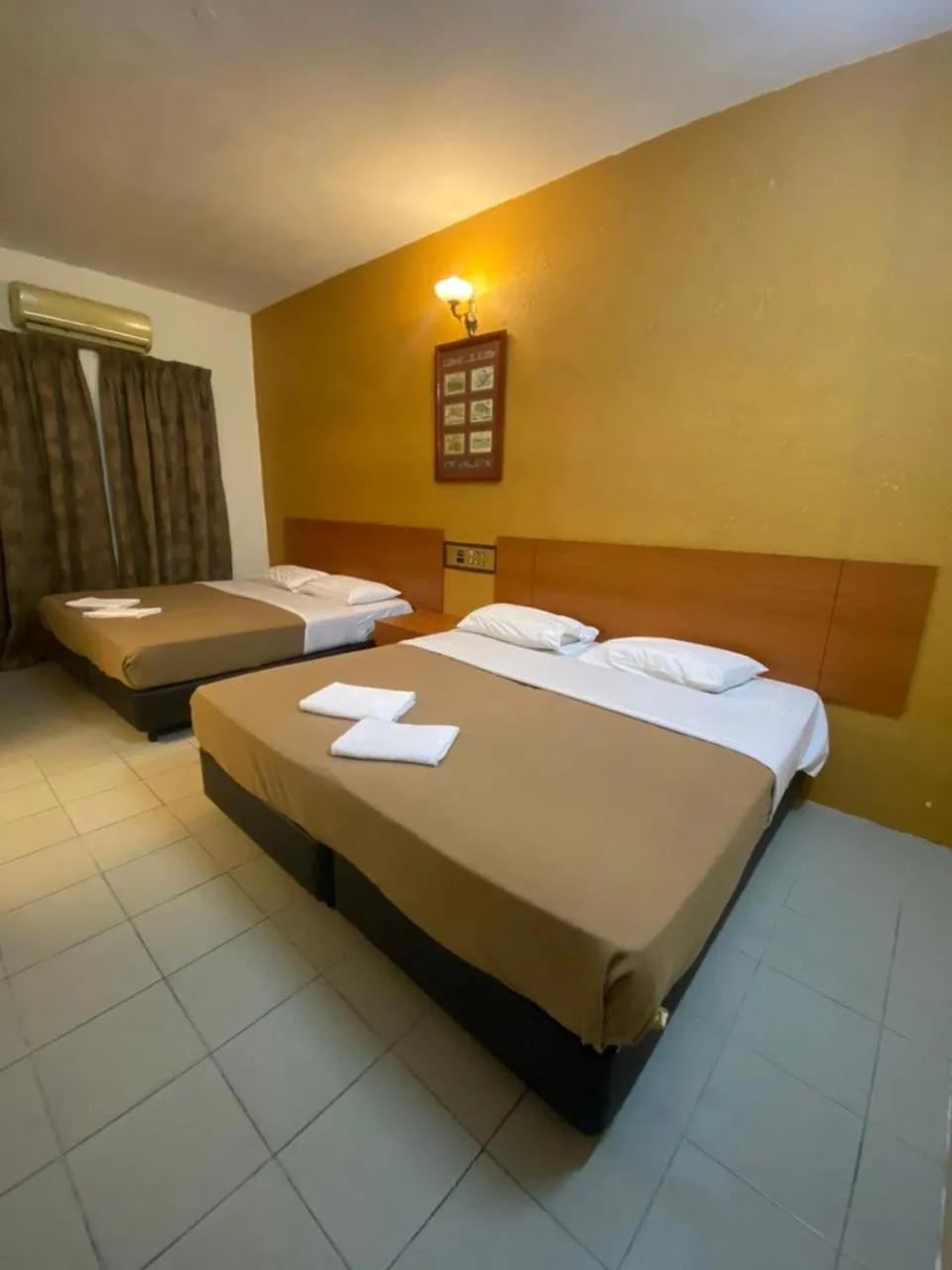 Bed in Pangkor Bay View Beach Resort