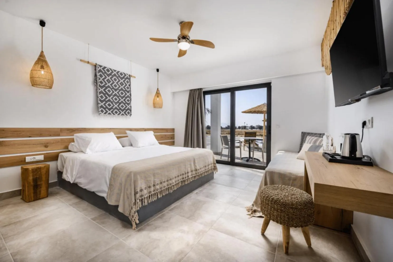 Bed in Summer Village of Hippokrates - Adults only