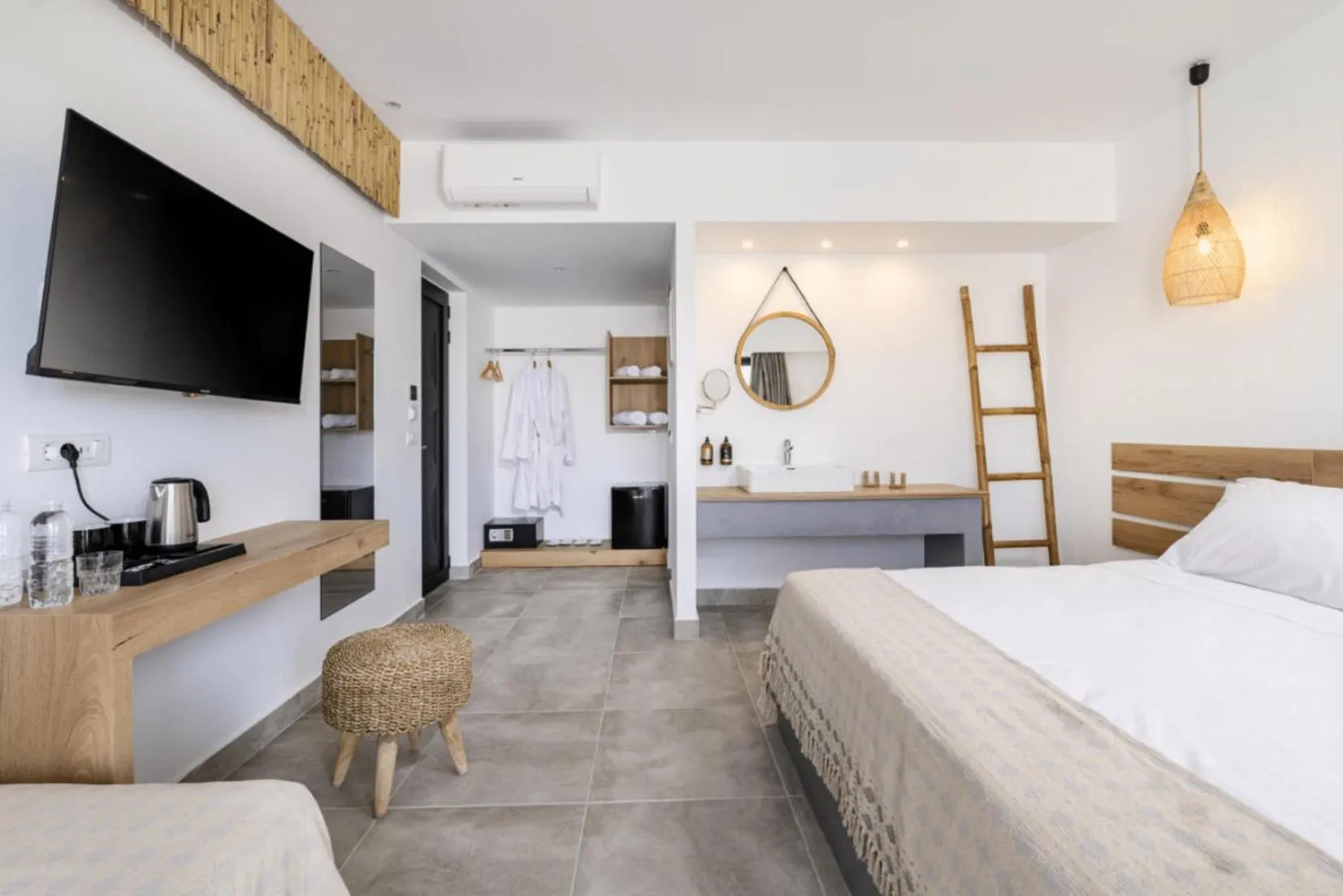 Bed in Summer Village of Hippokrates - Adults only