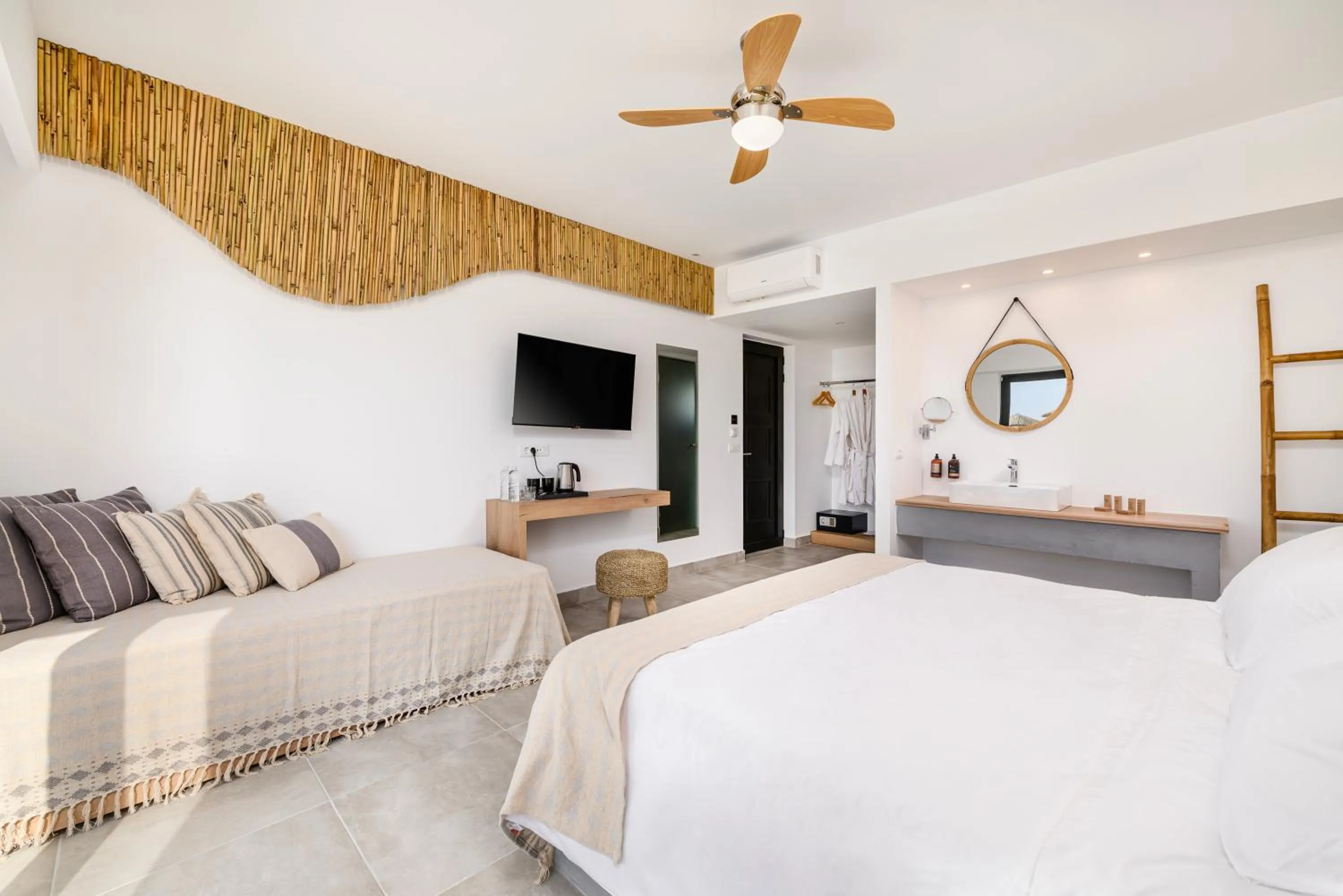 Bed in Summer Village of Hippokrates - Adults only