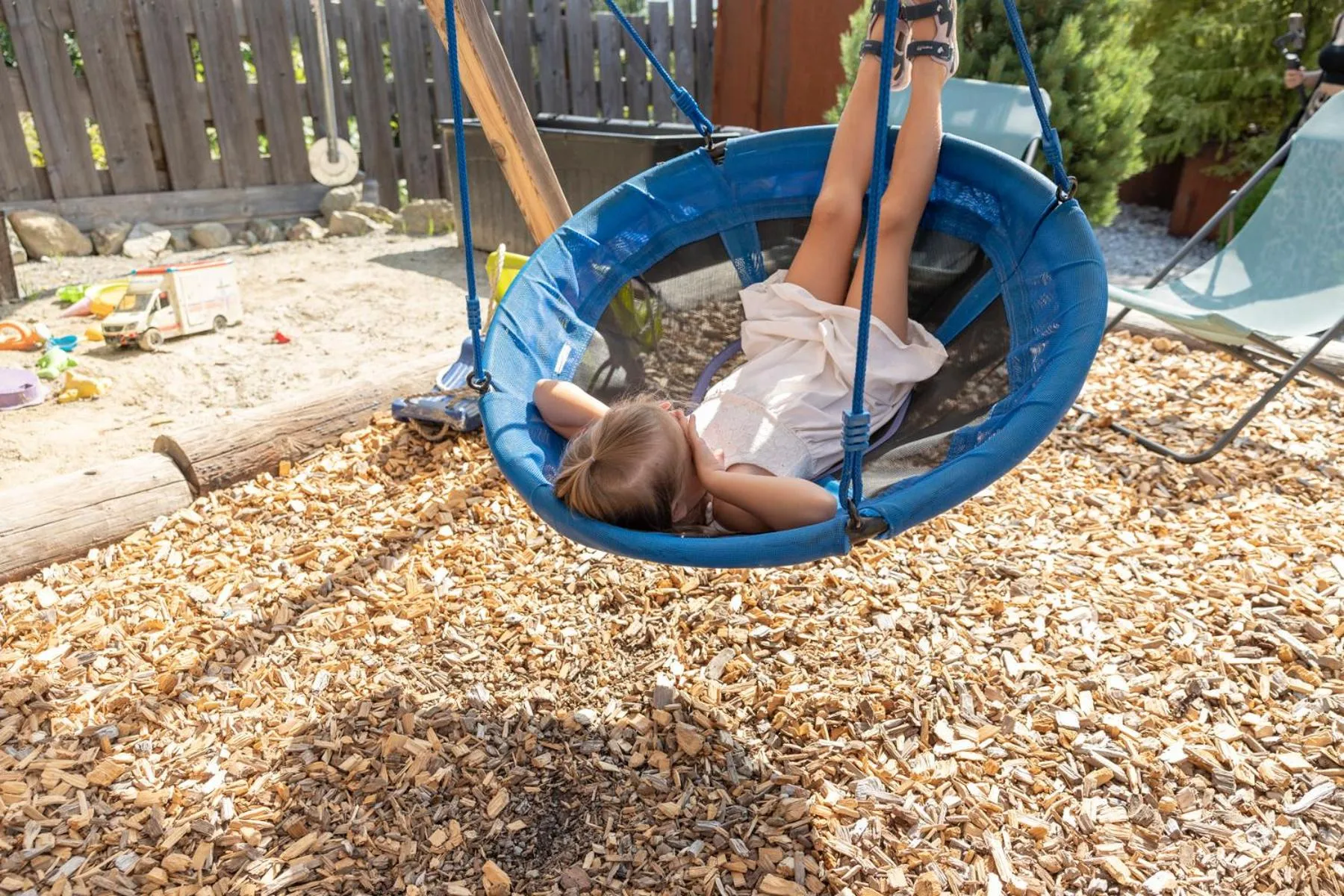 Children play ground in LAUDEGGHOF Ladis