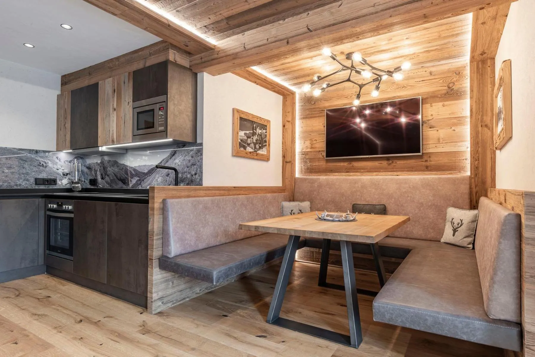 Kitchen or kitchenette in LAUDEGGHOF Ladis