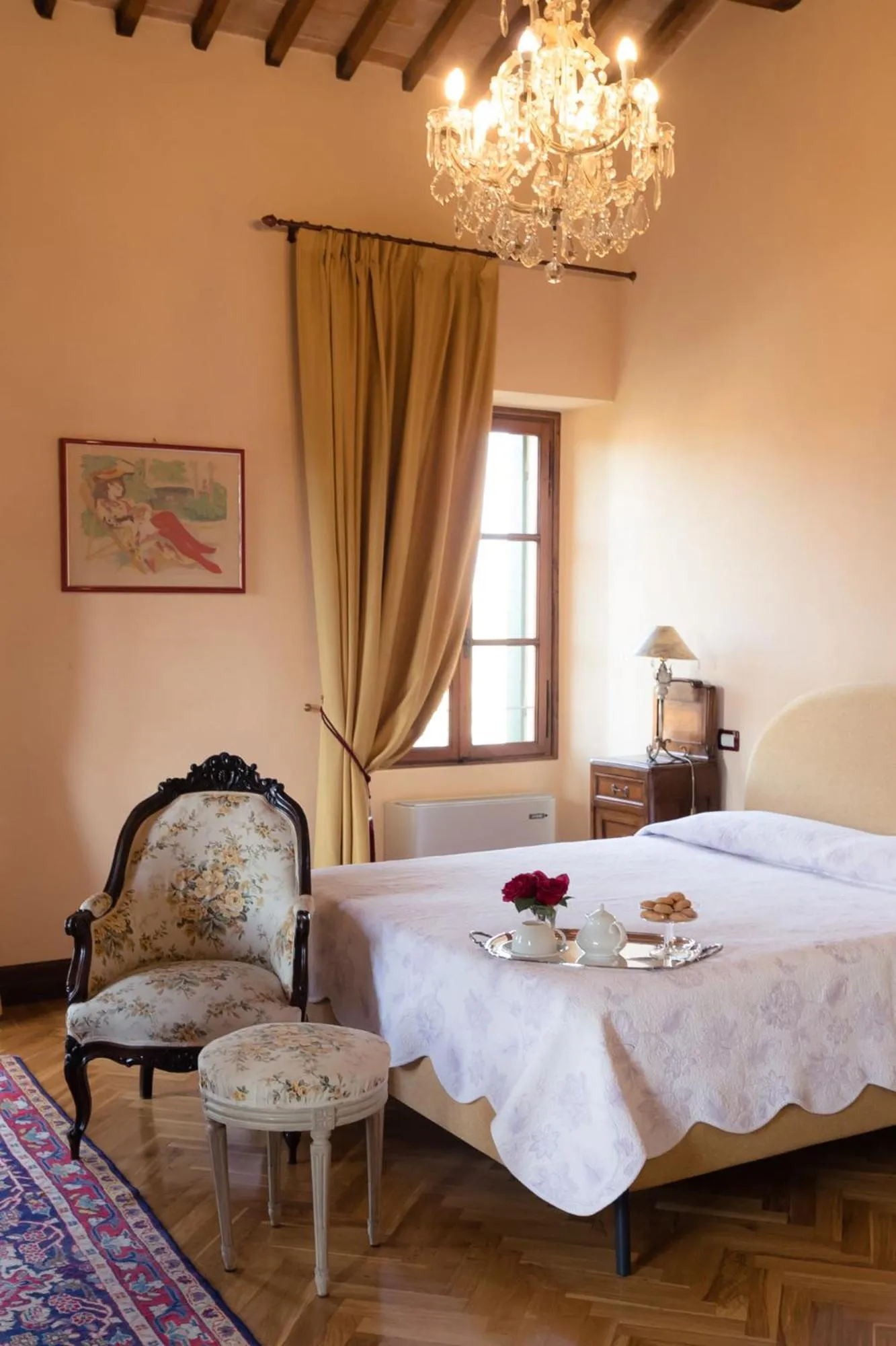 Bedroom, Bed in Villa Nichesola