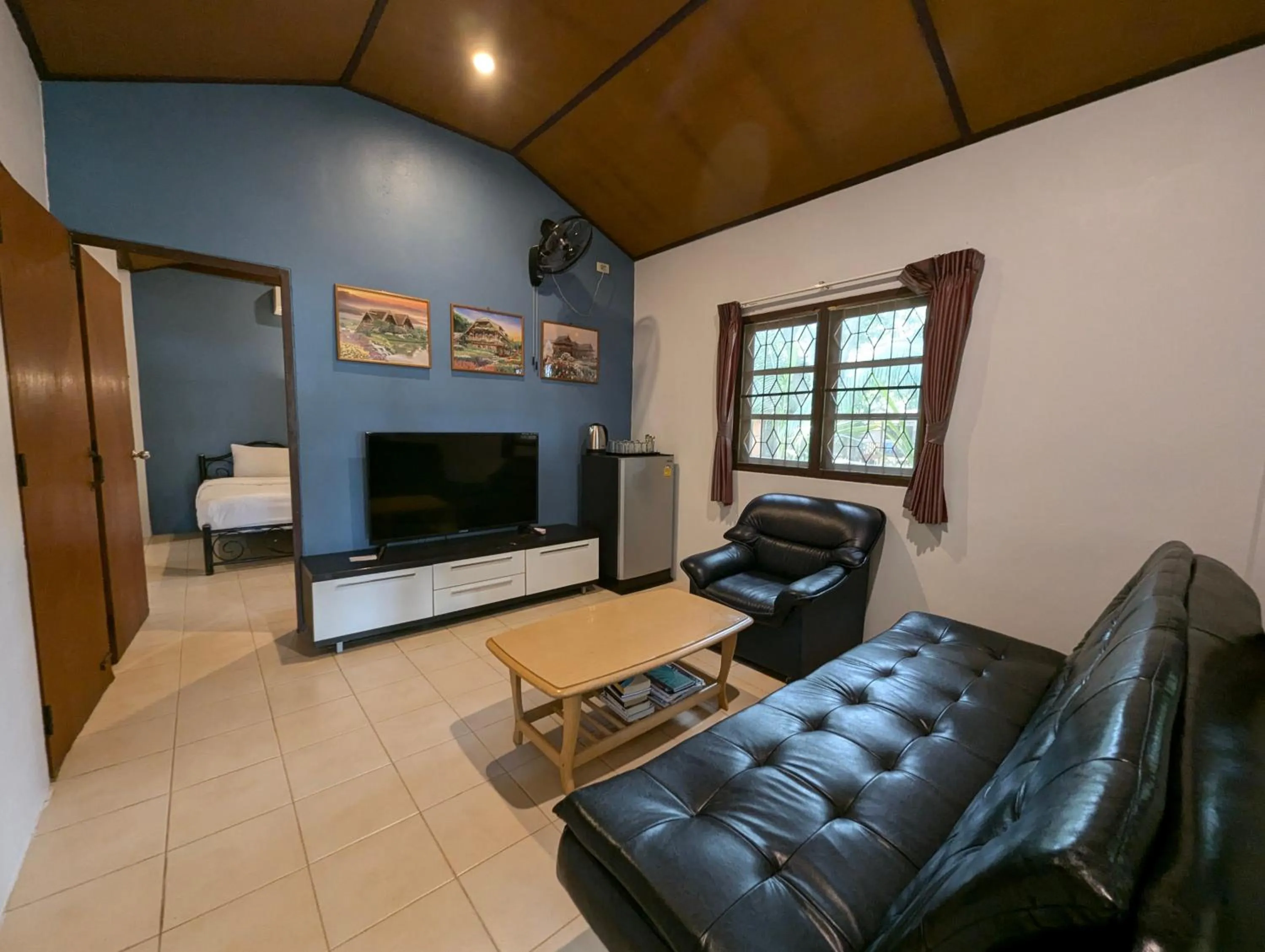 Living room in Moonhut Bungalows