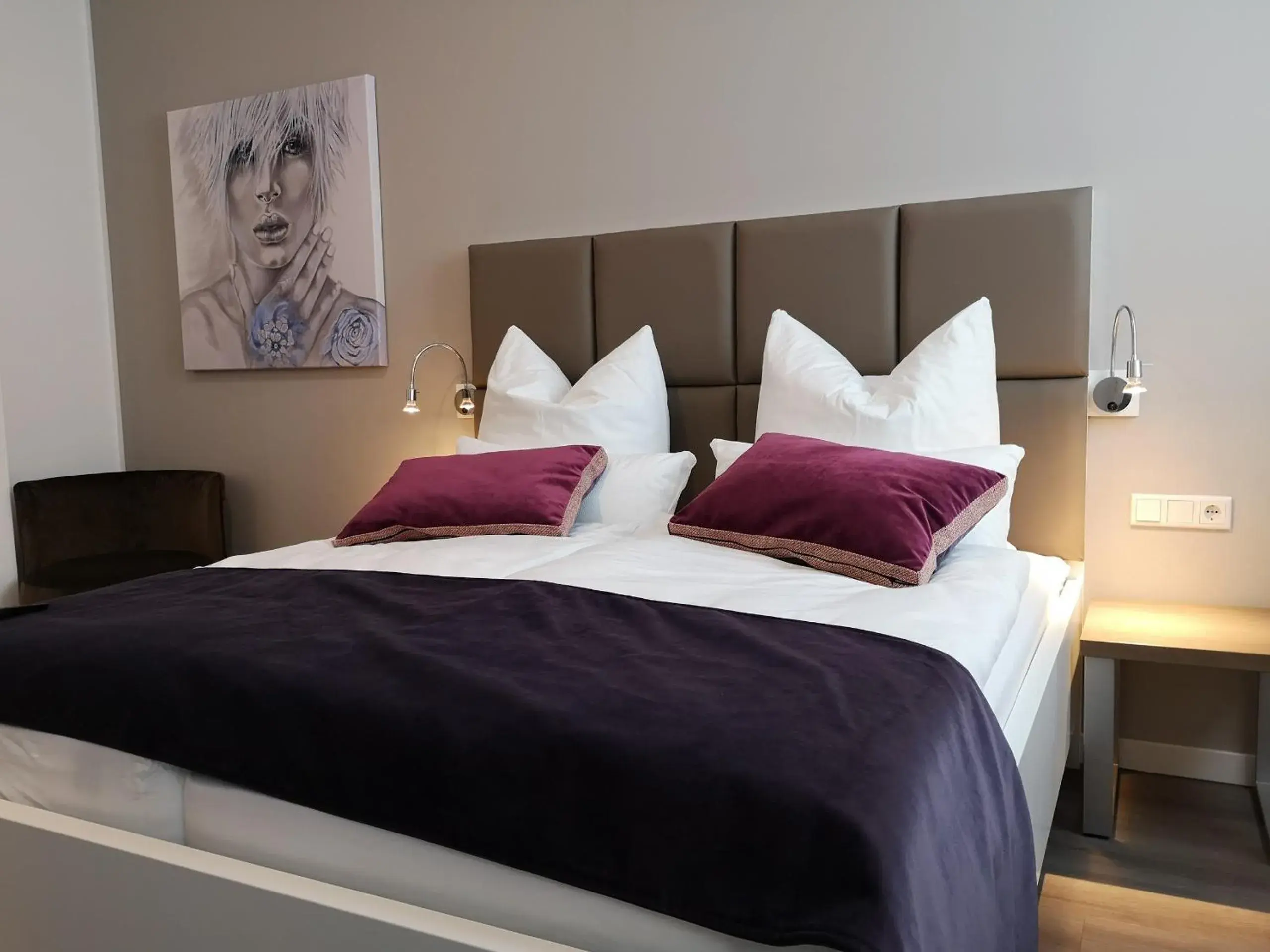 Bed in Trip Inn PostApart Aschaffenburg Bed in Trip Inn PostApart Aschaffenburg