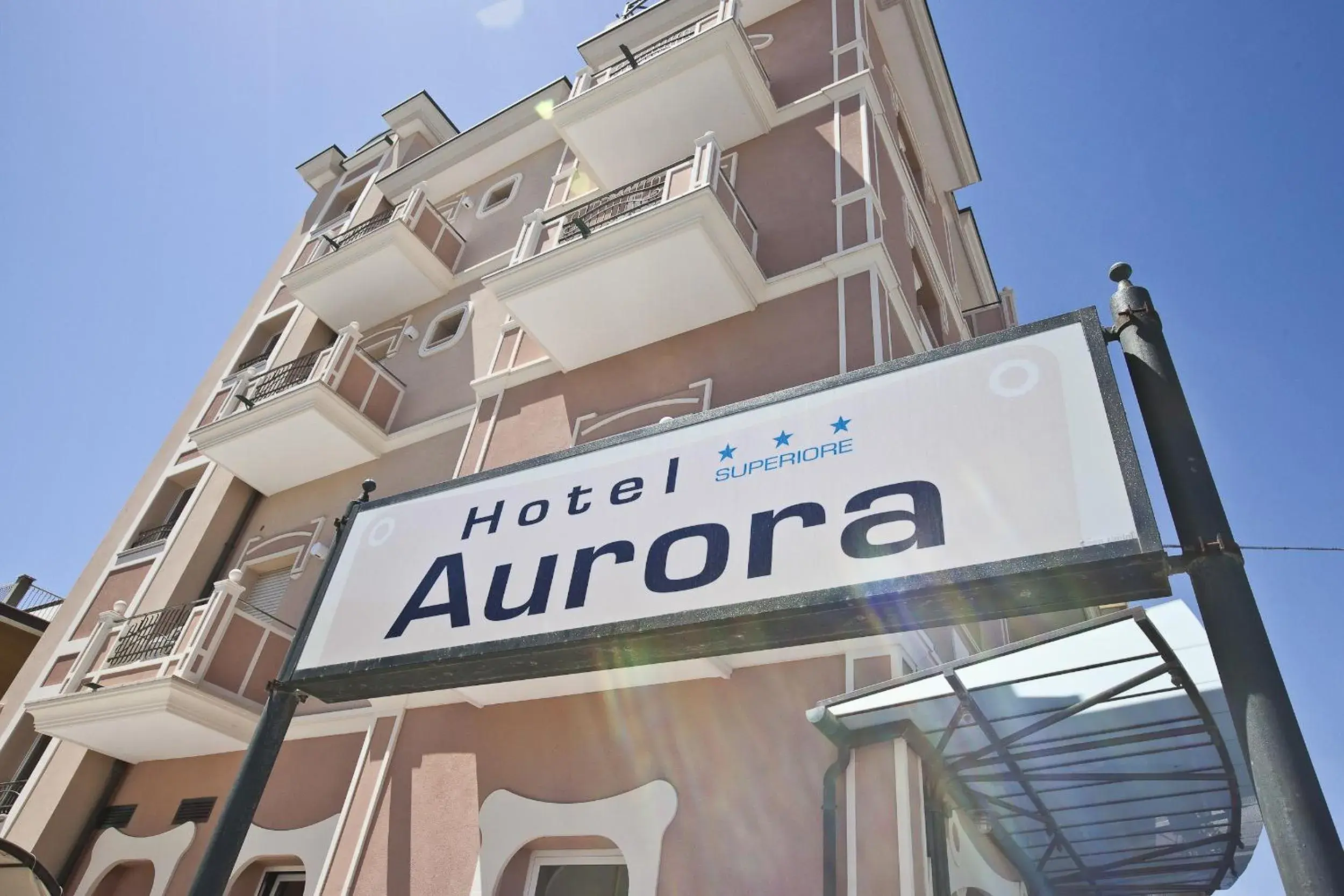 Facade/entrance in Hotel Aurora