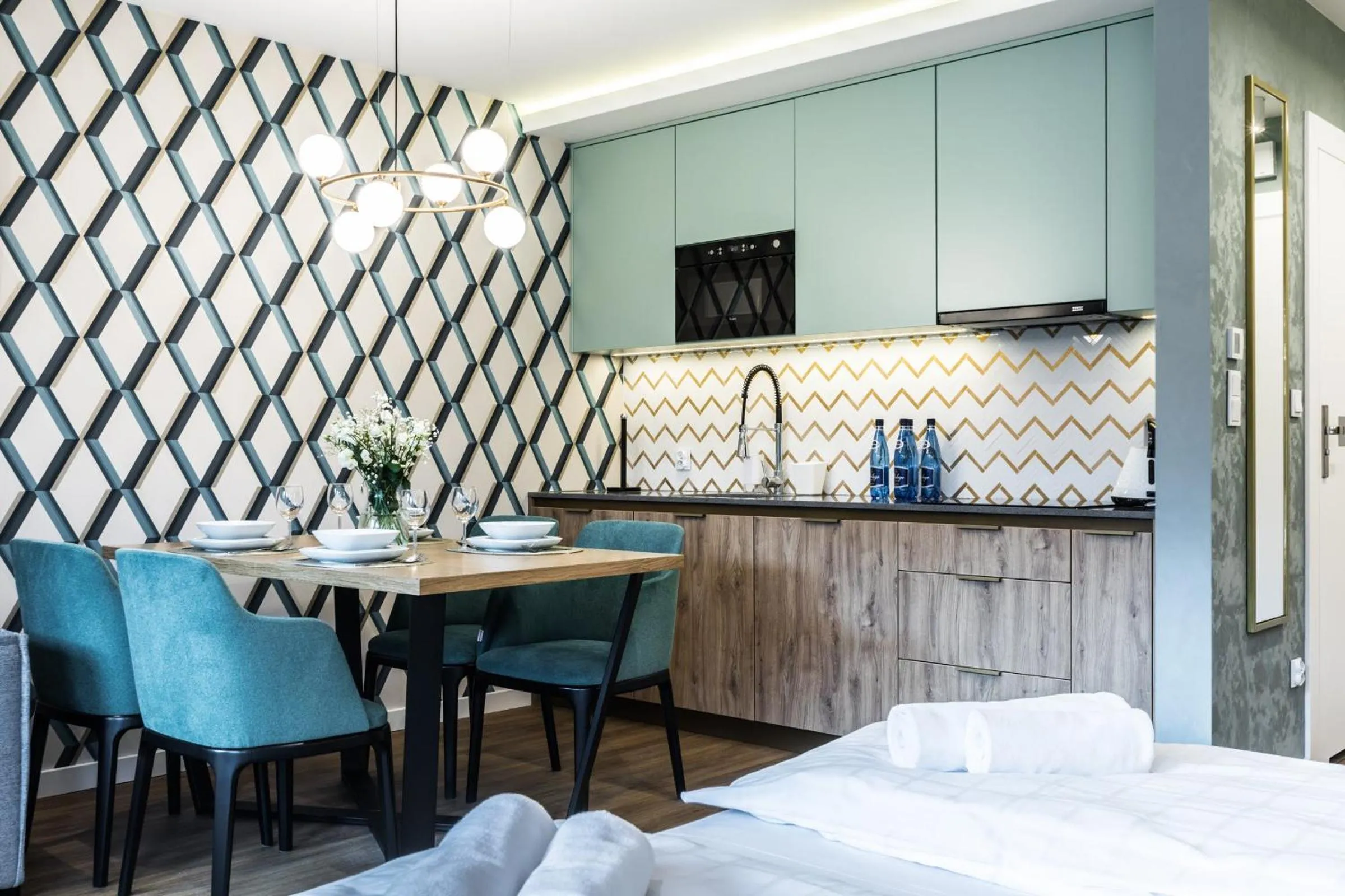 Kitchen or kitchenette in Rezydencja Zakopiańska