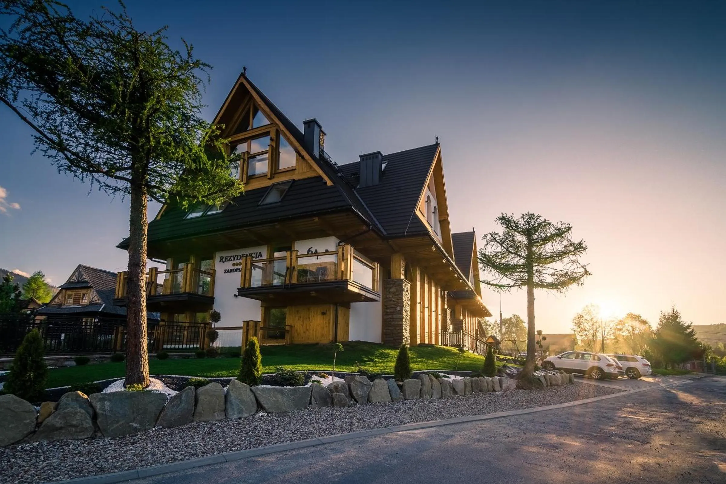 Facade/entrance in Rezydencja Zakopiańska