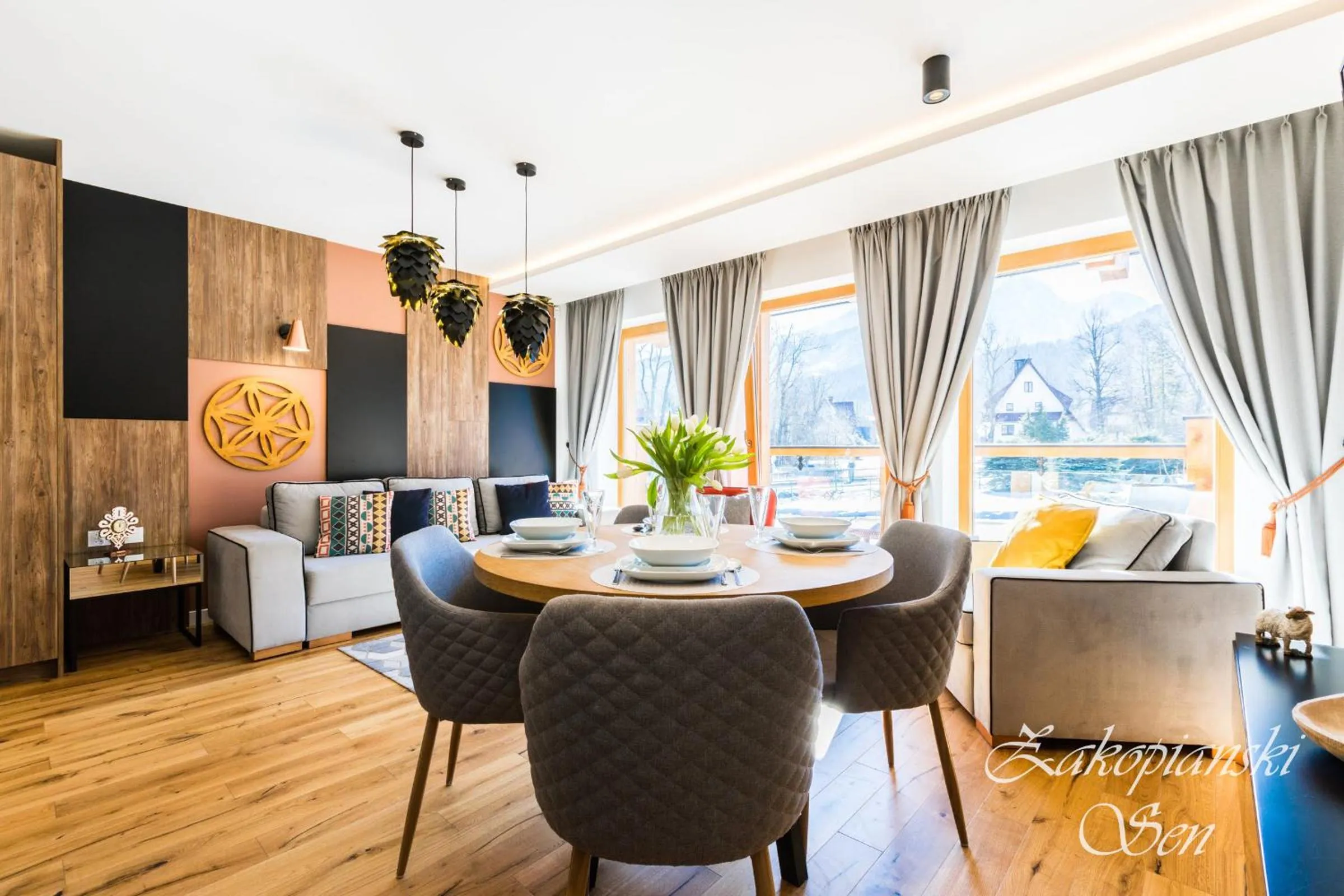 Living room in Rezydencja Zakopiańska