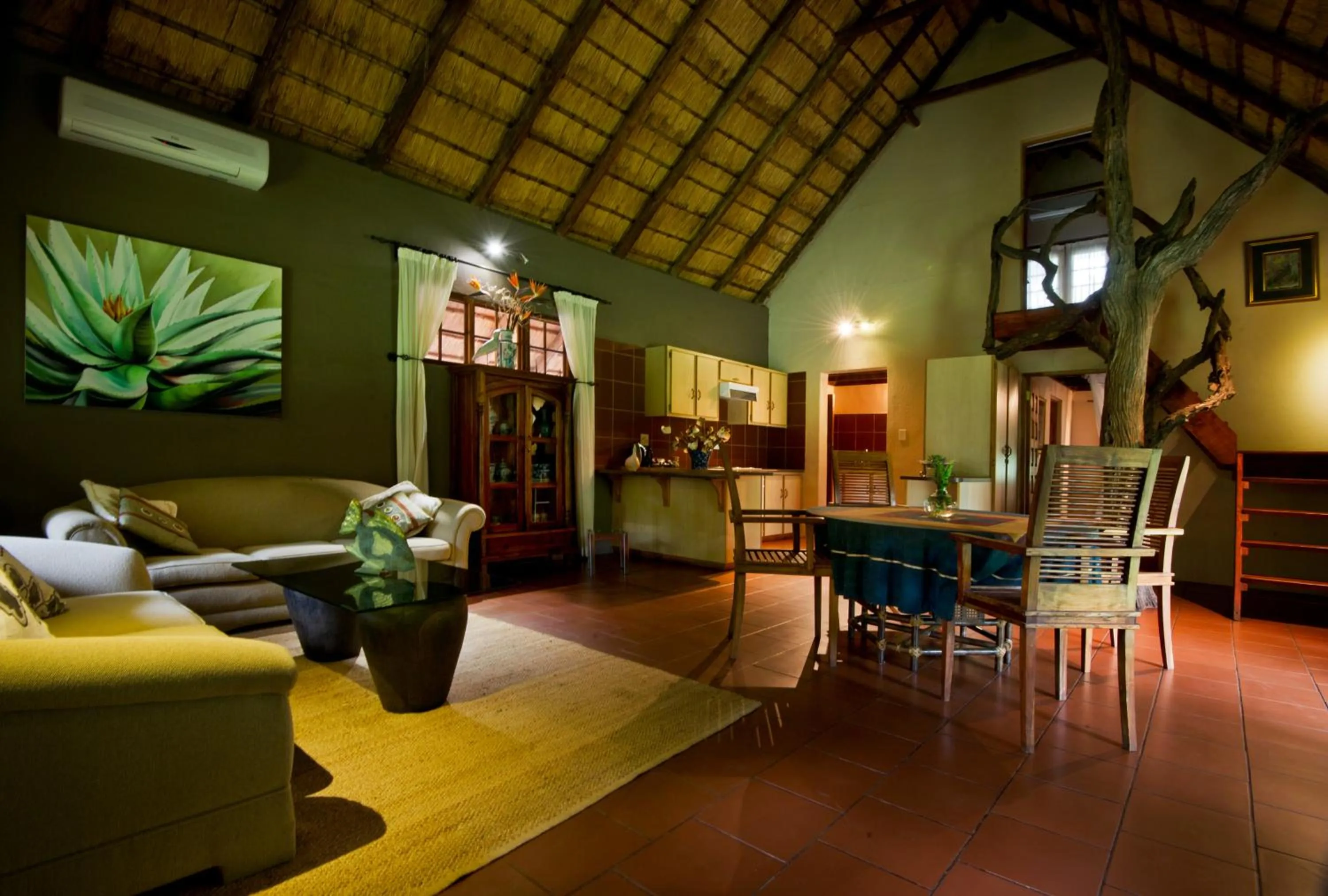 Seating area in Blyde River Canyon Lodge