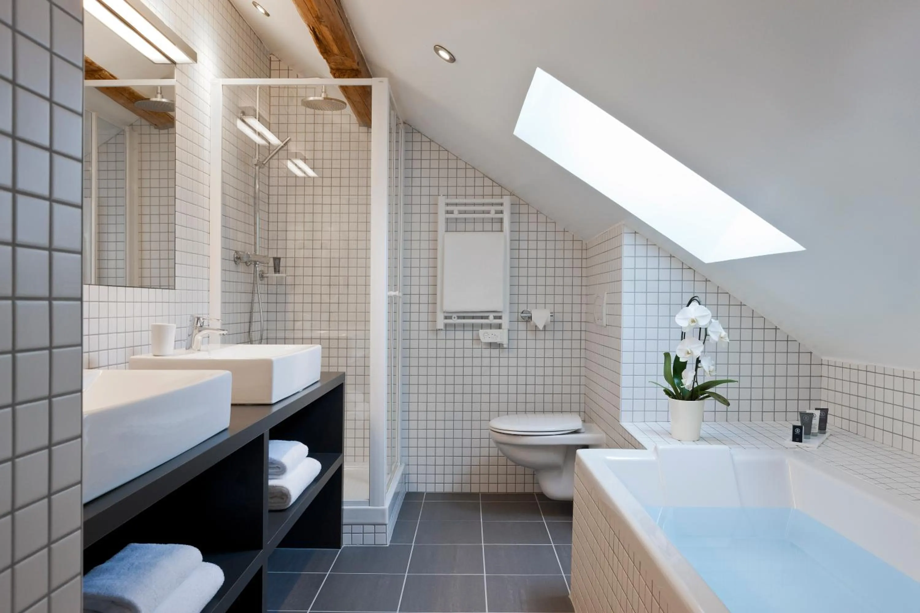Bathroom in Le Faucigny - Hotel de Charme & SPA
