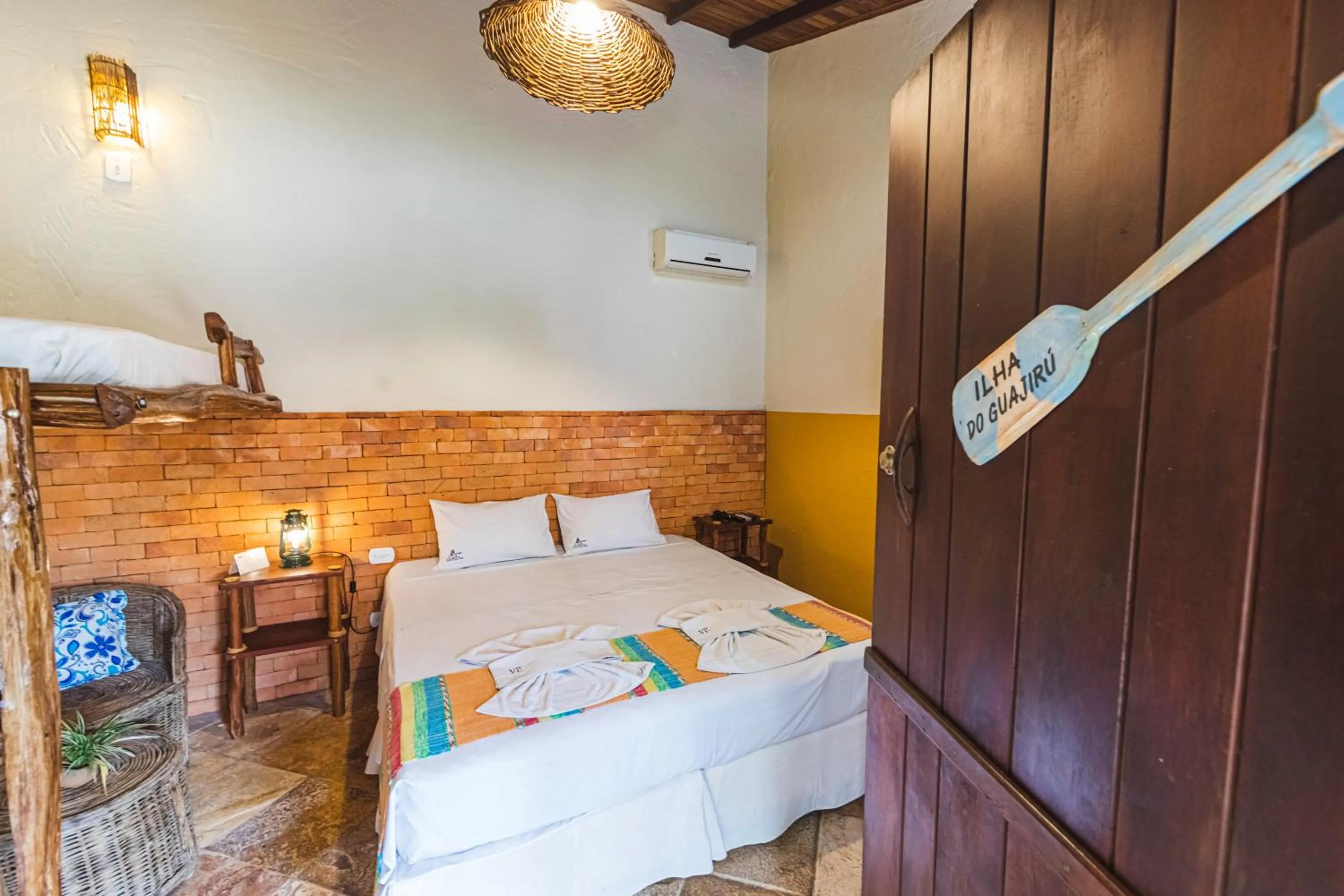 Bed in Pousada Vila Parnaíba