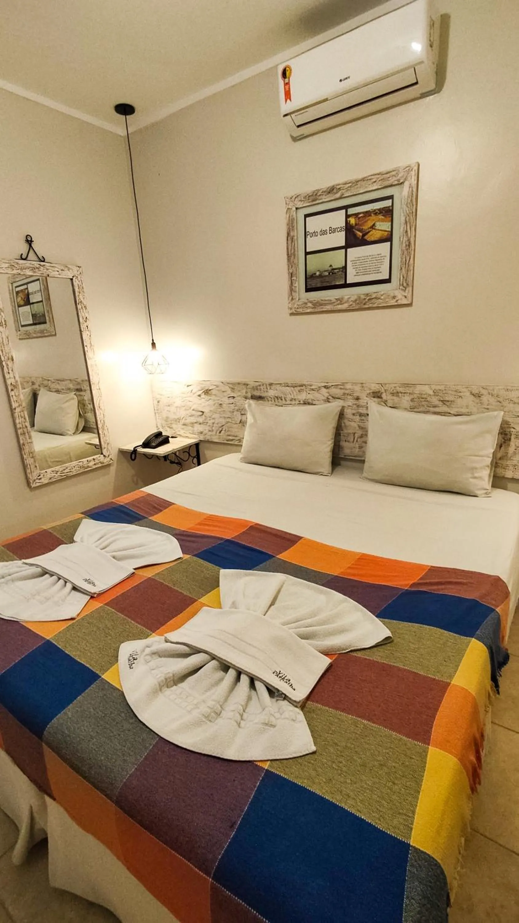 Bed in Pousada Vila Parnaíba