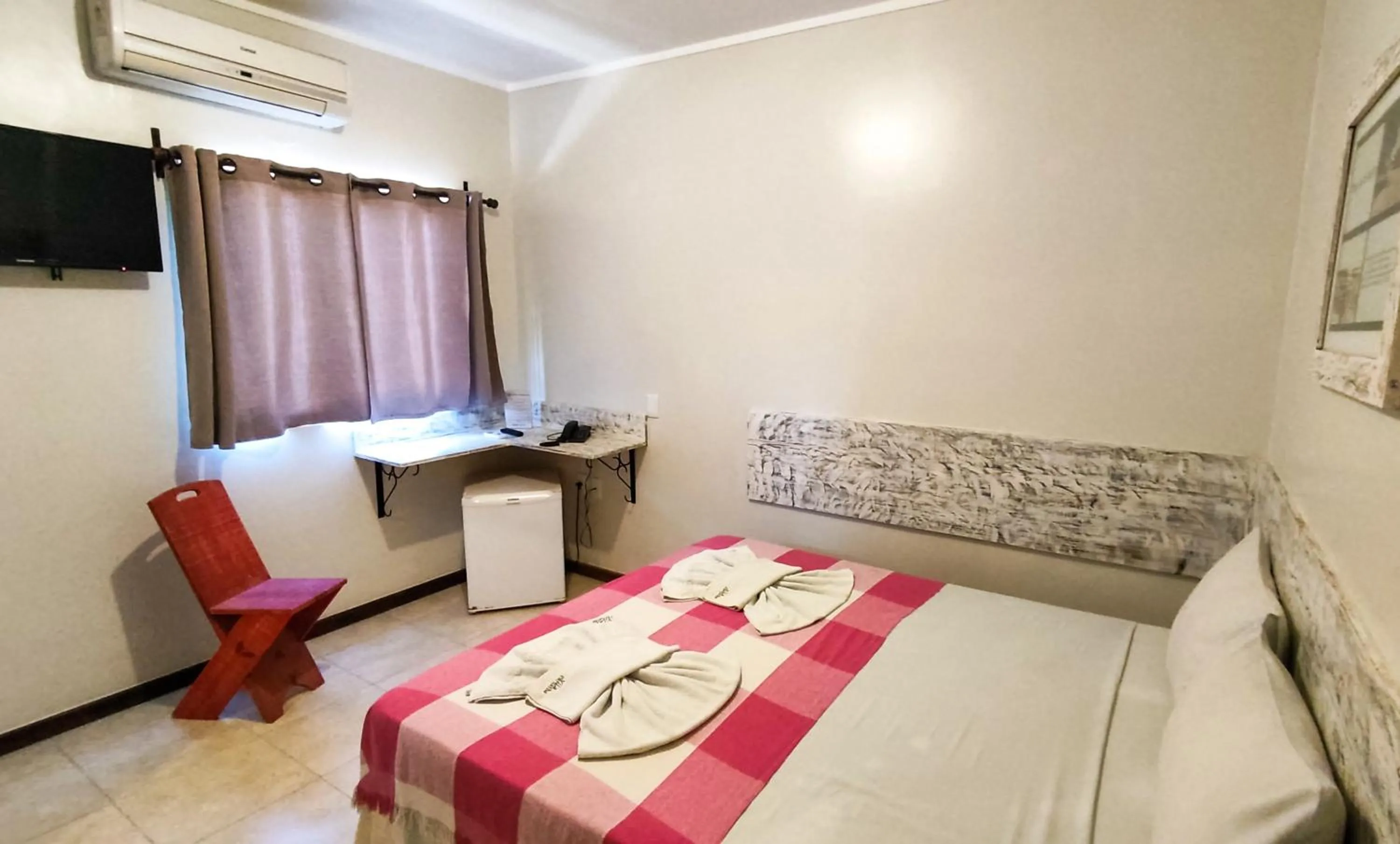 Bed in Pousada Vila Parnaíba