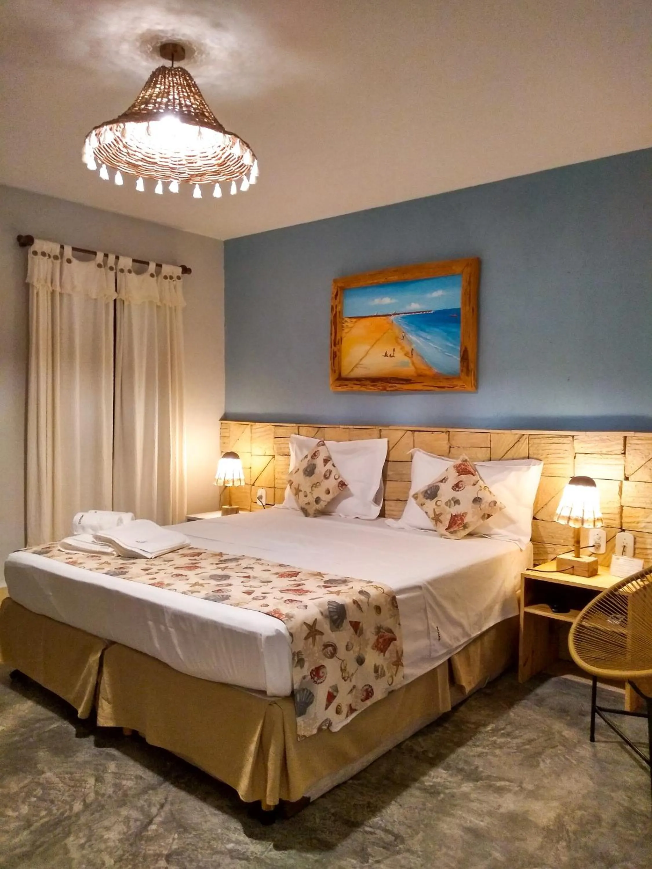 Bed in Pousada Vila Parnaíba