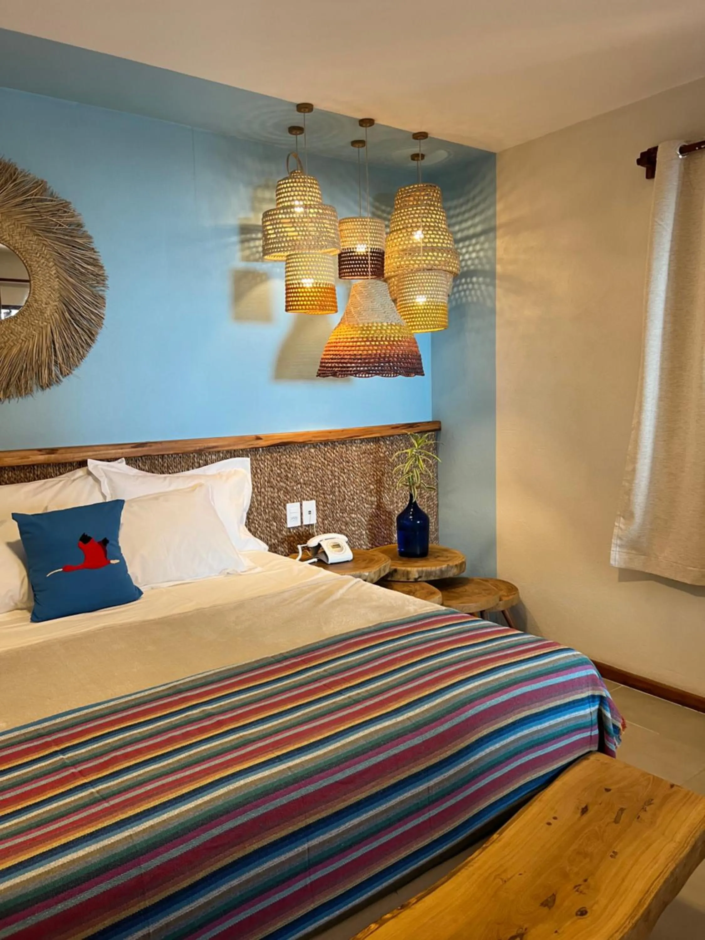 Bed in Pousada Vila Parnaíba