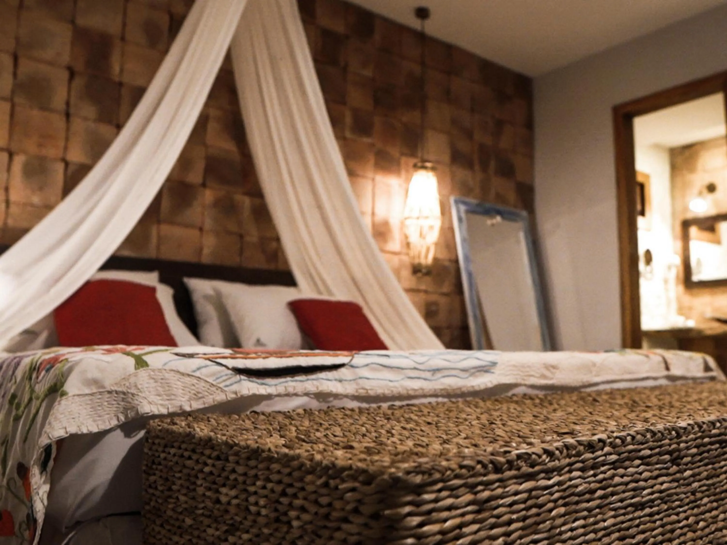 Bed in Pousada Vila Parnaíba