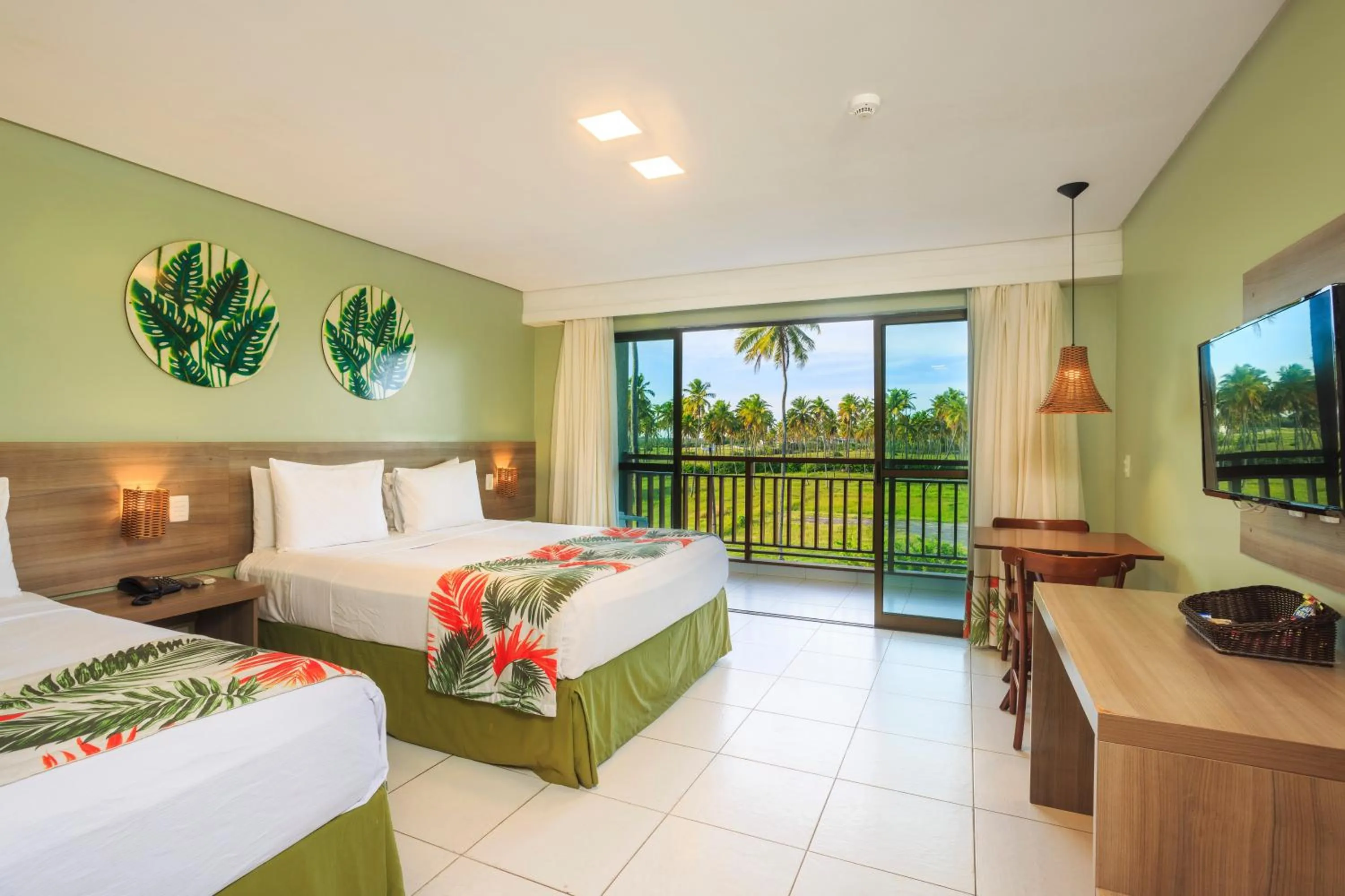 TV and multimedia, Bed in Vivá Porto de Galinhas Resort