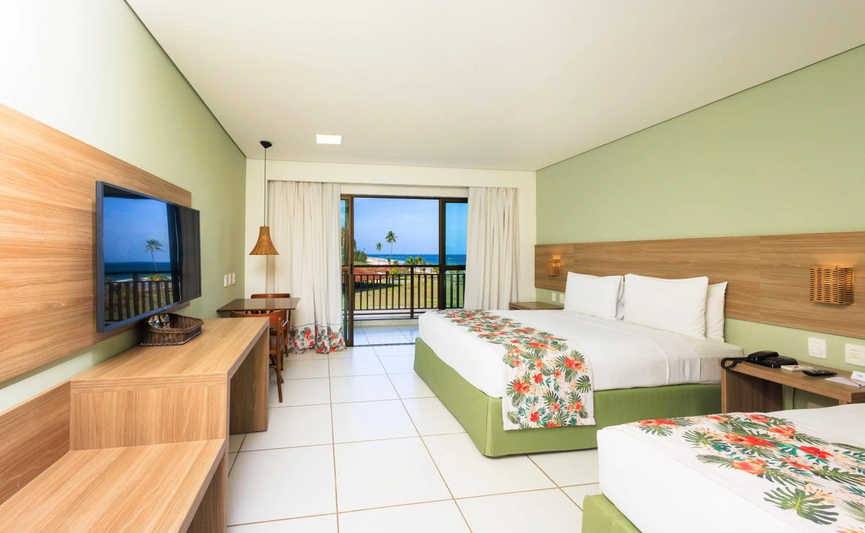 Bed in Vivá Porto de Galinhas Resort