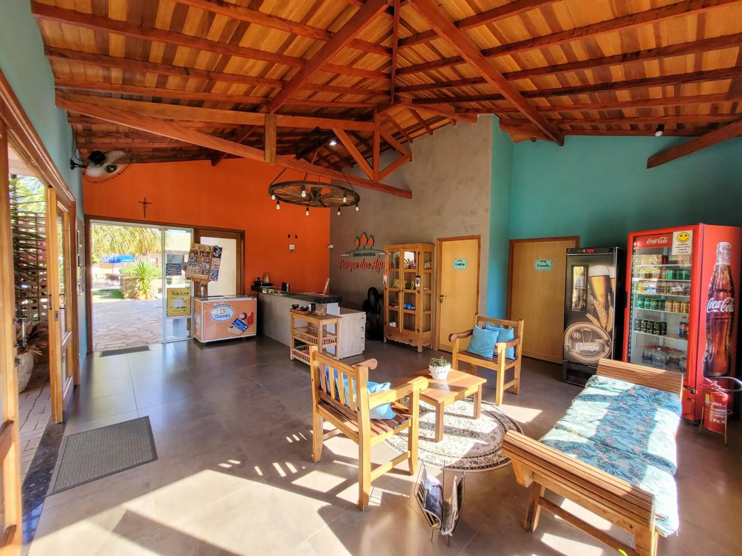 Lobby or reception in Hotel Pousada Parque das Águas Lobby or reception in Hotel Pousada Parque das Águas