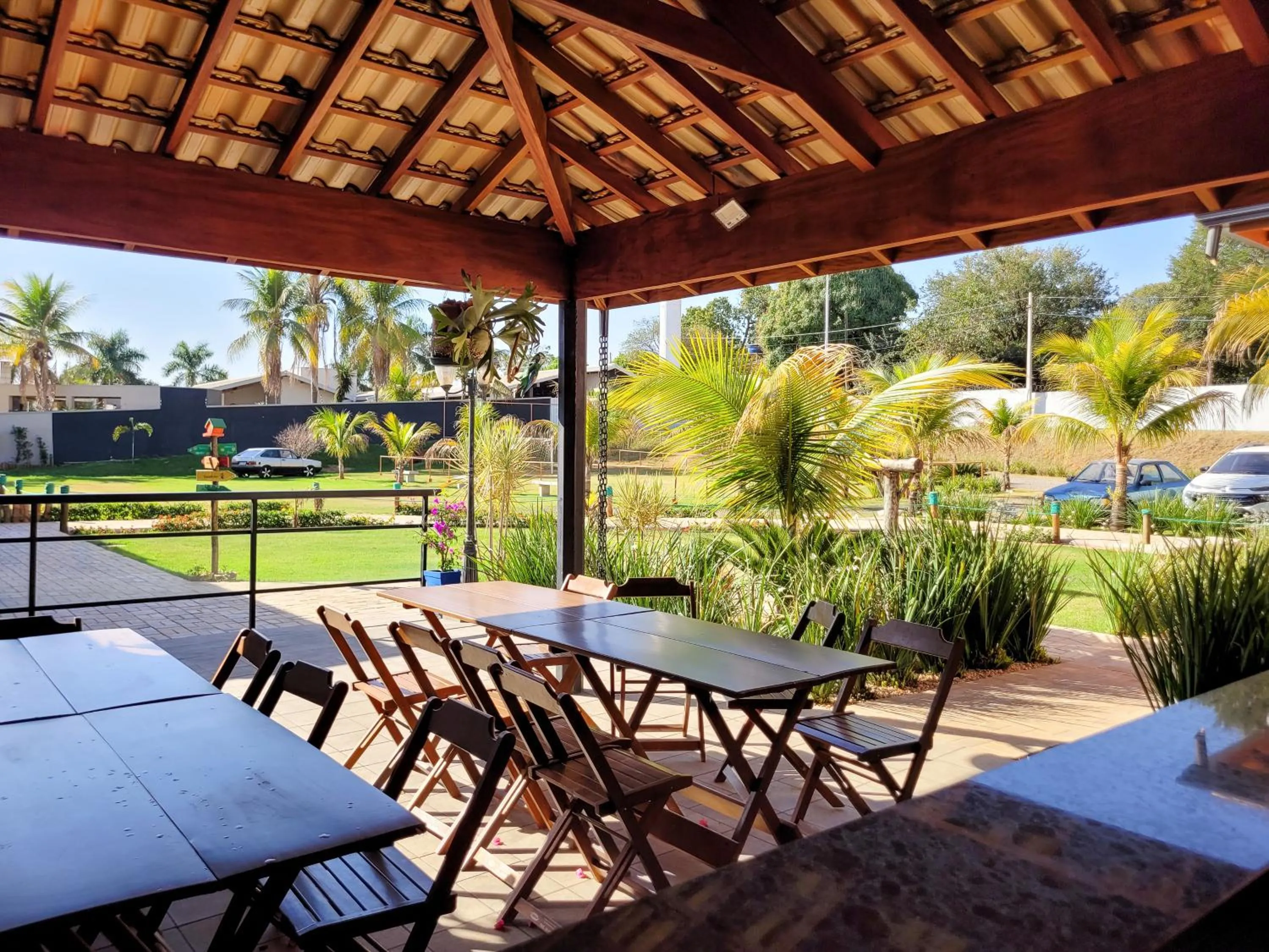 BBQ facilities in Hotel Pousada Parque das Águas