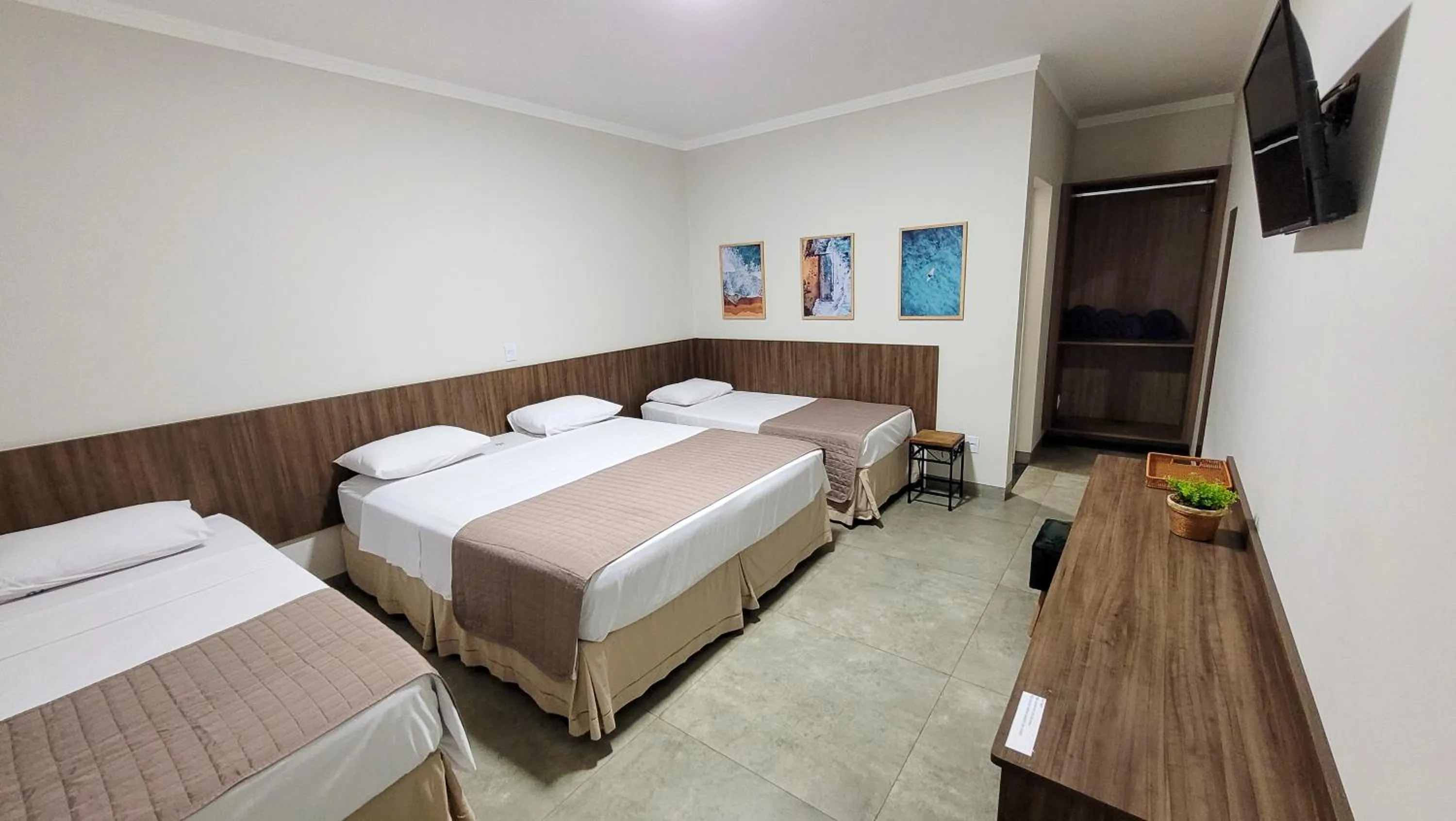 Bedroom, Bed in Hotel Pousada Parque das Águas