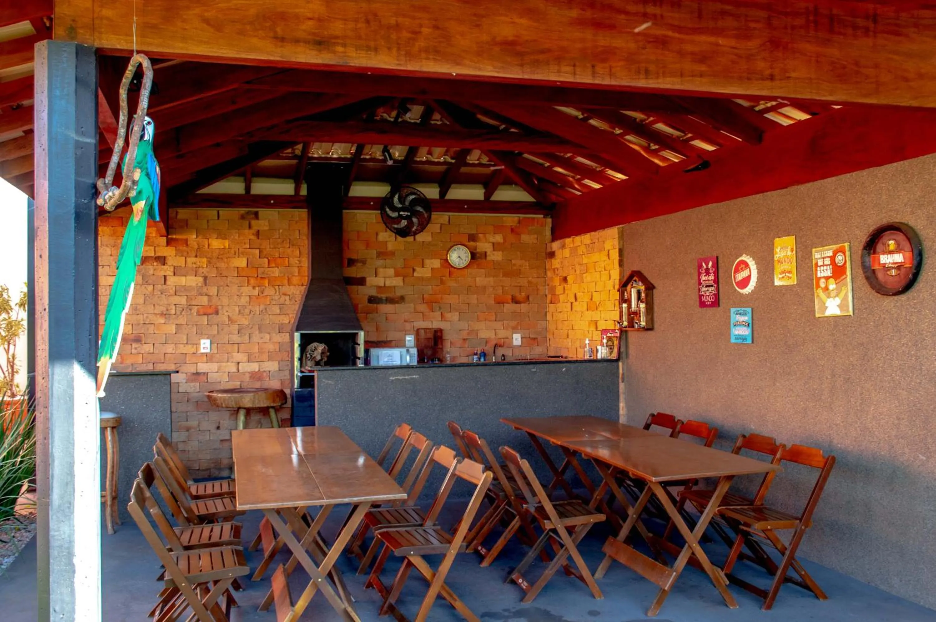 BBQ facilities in Hotel Pousada Parque das Águas