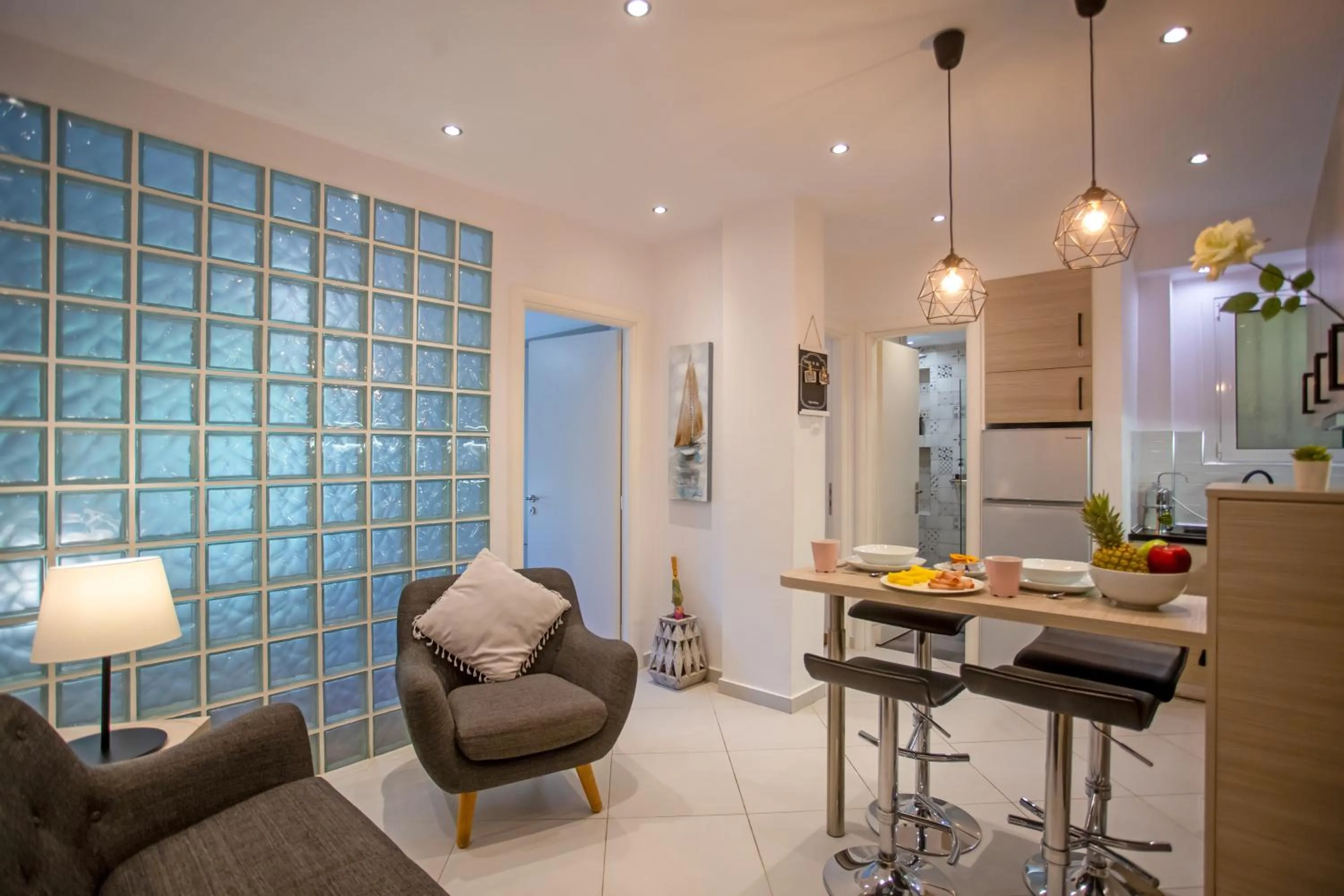 Seating area in Hadrian by Heloni Apartments