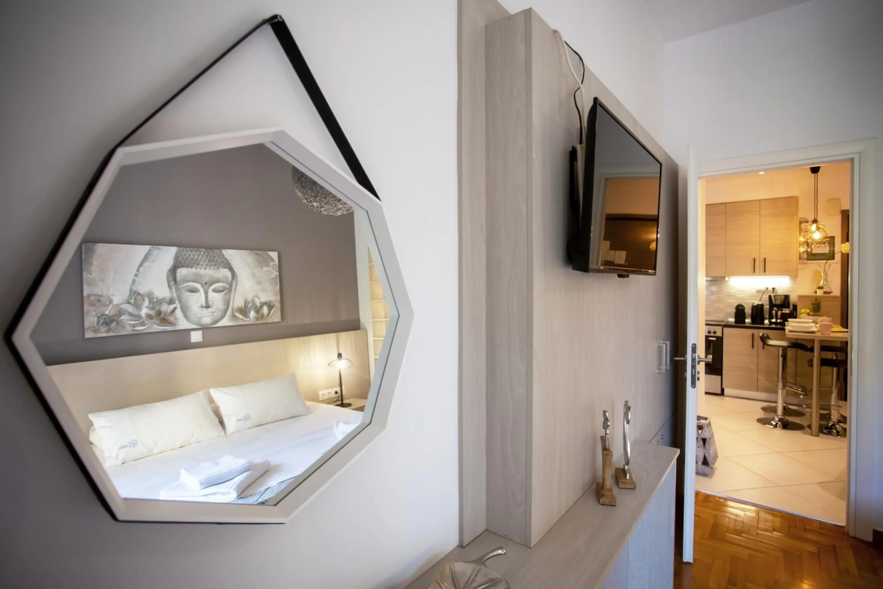 Bedroom, Bed in Hadrian by Heloni Apartments