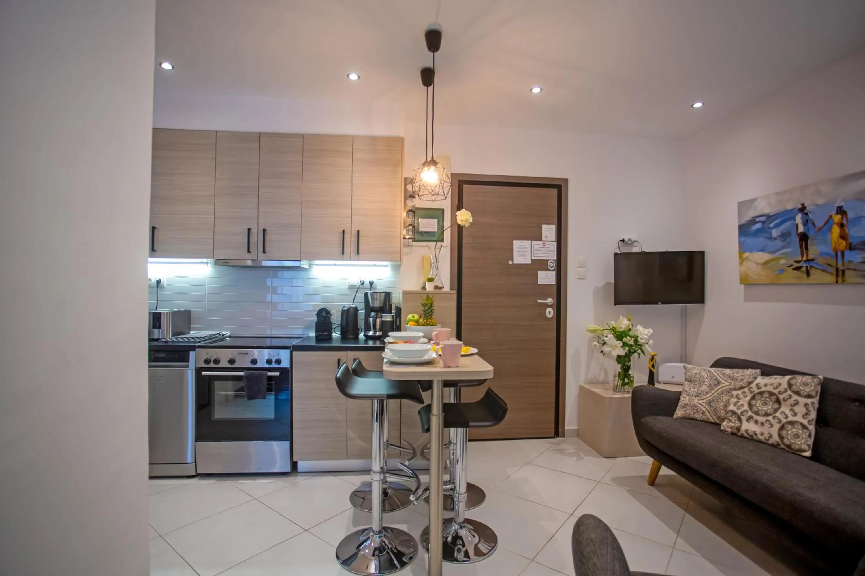 kitchen in Hadrian by Heloni Apartments