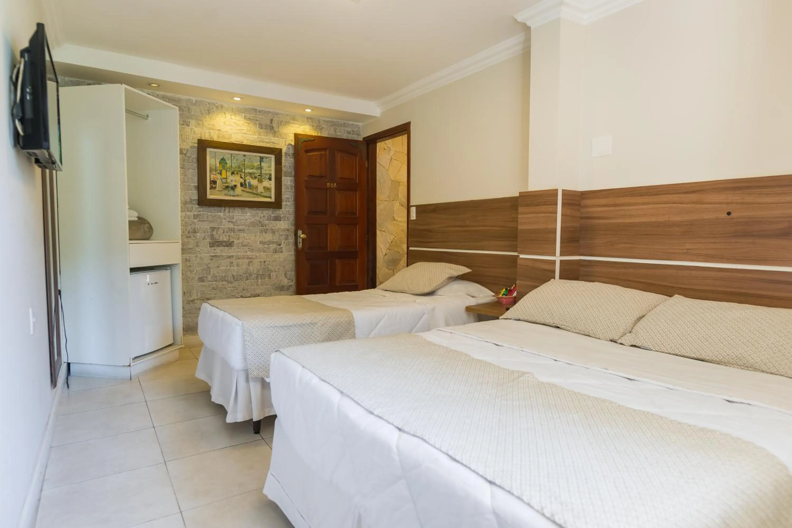 Bed in Hotel Serra Everest