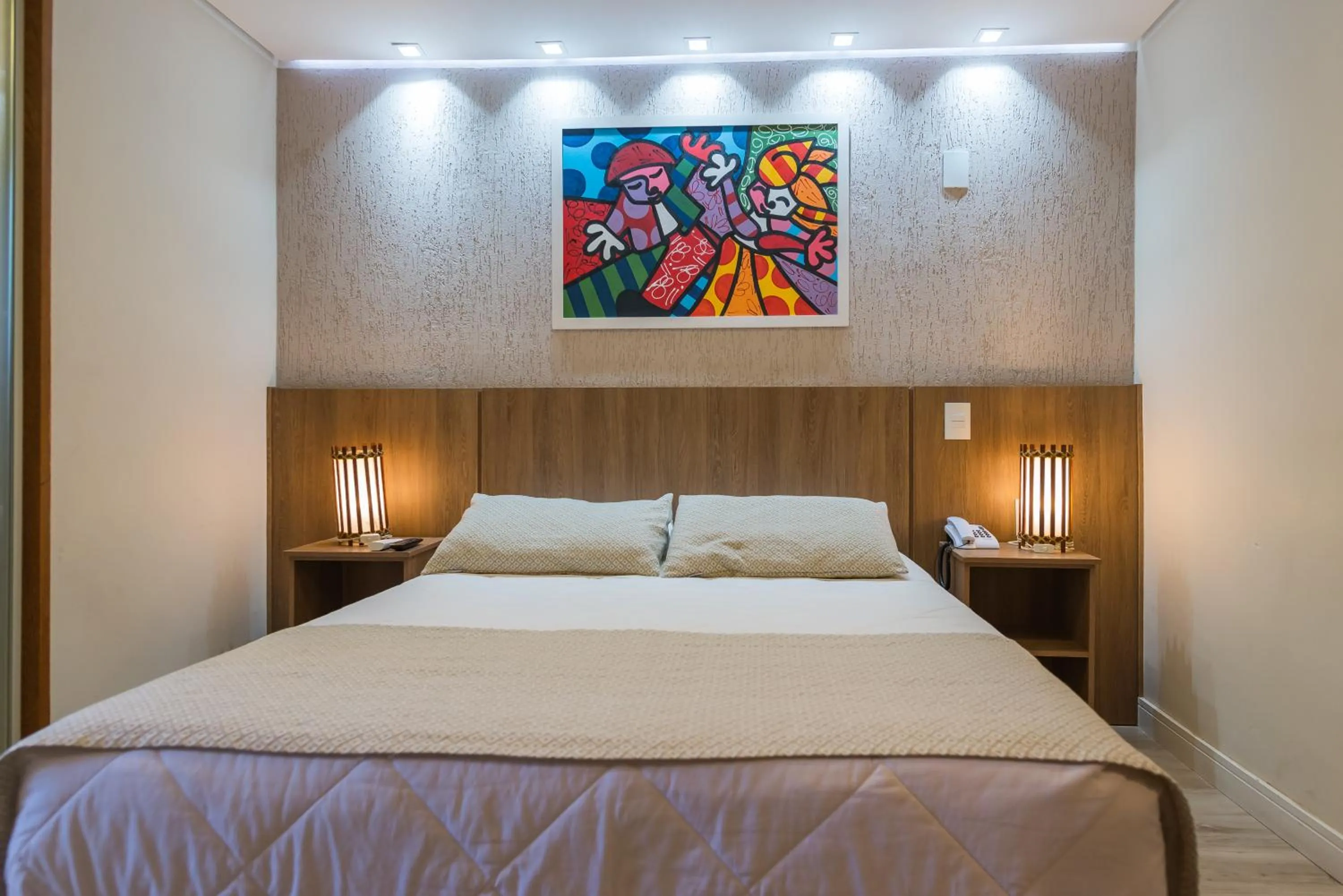 Bed in Hotel Serra Everest