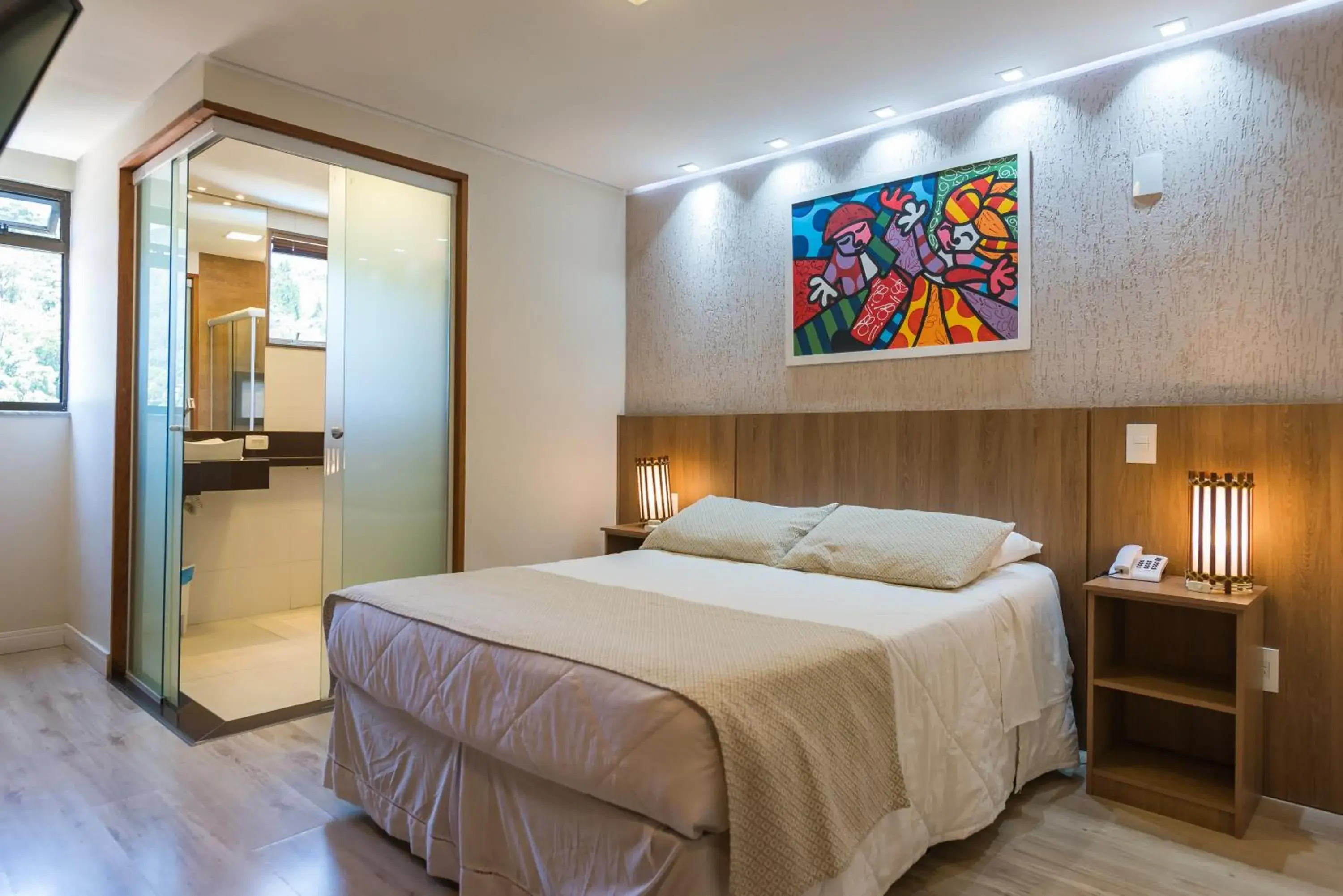 Bed in Hotel Serra Everest Bed in Hotel Serra Everest