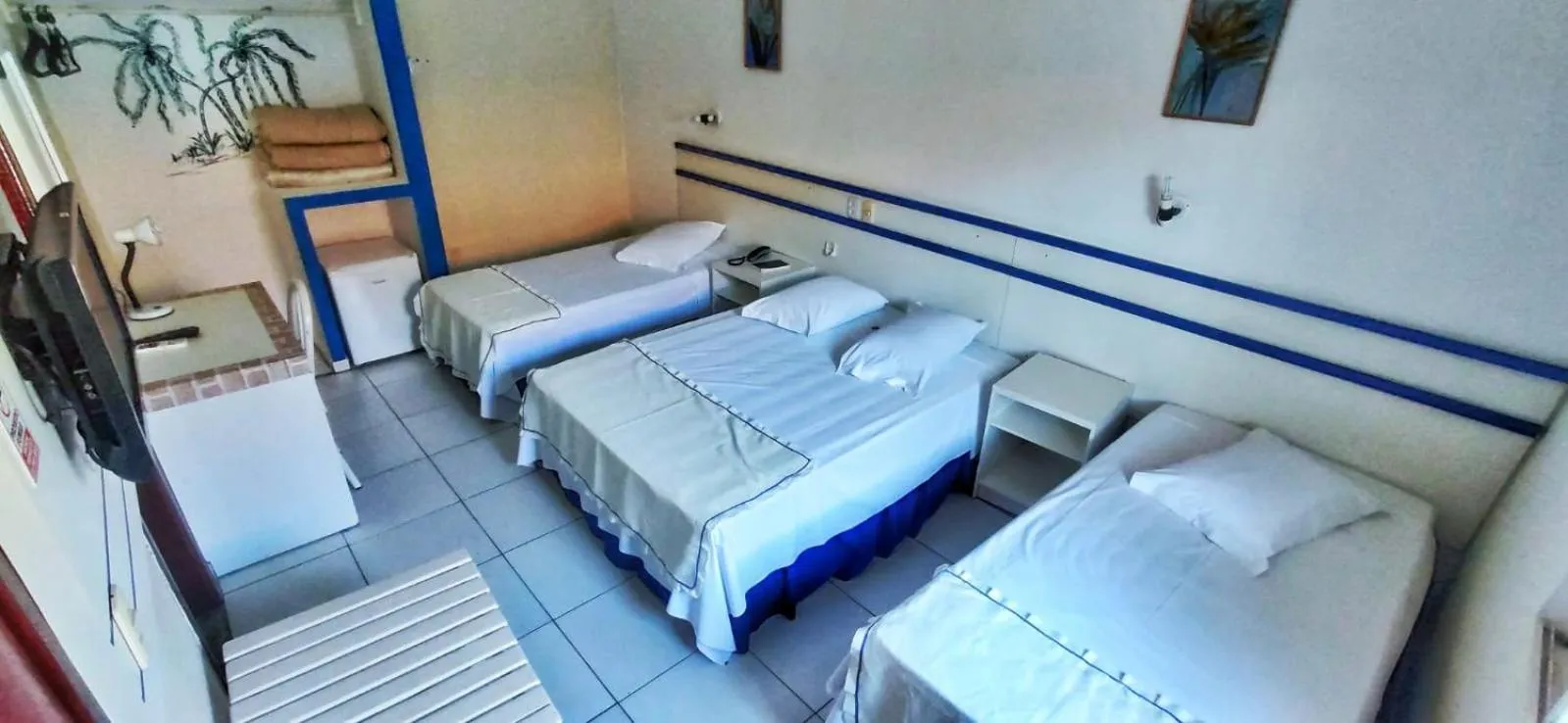 Bed in Hotel Lago Azul