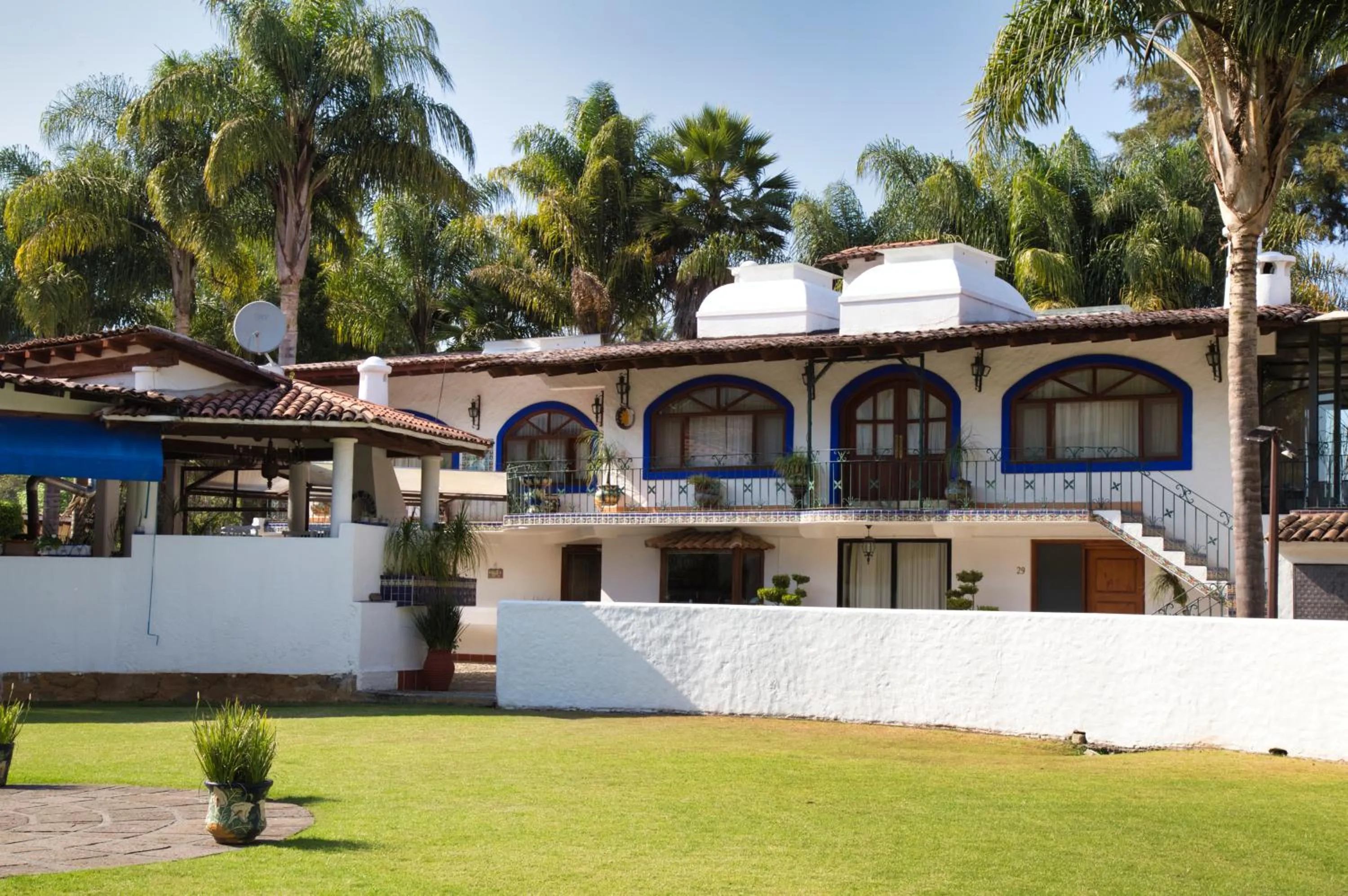Garden view in Hotel El Rebozo