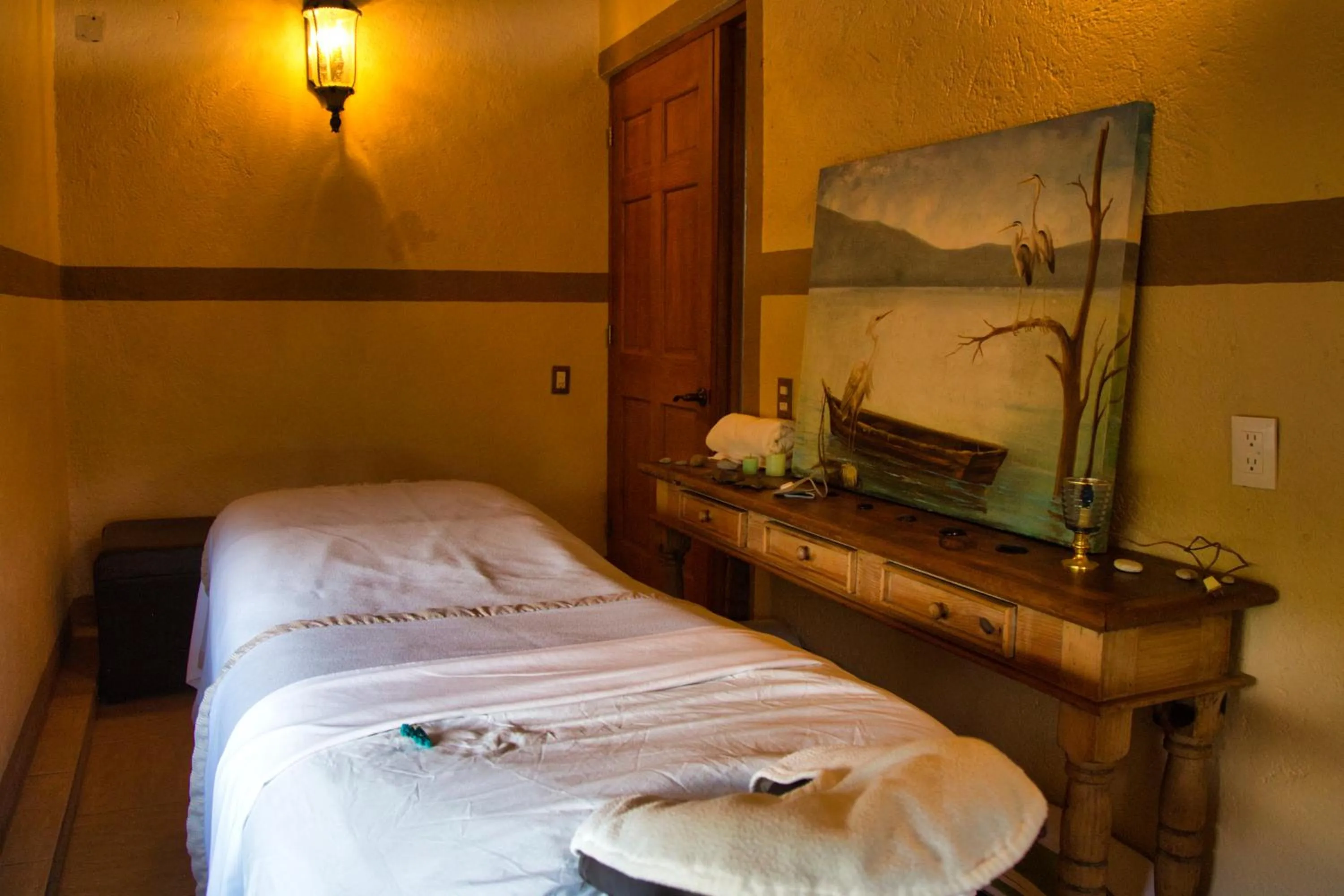 Bed in Hotel El Rebozo