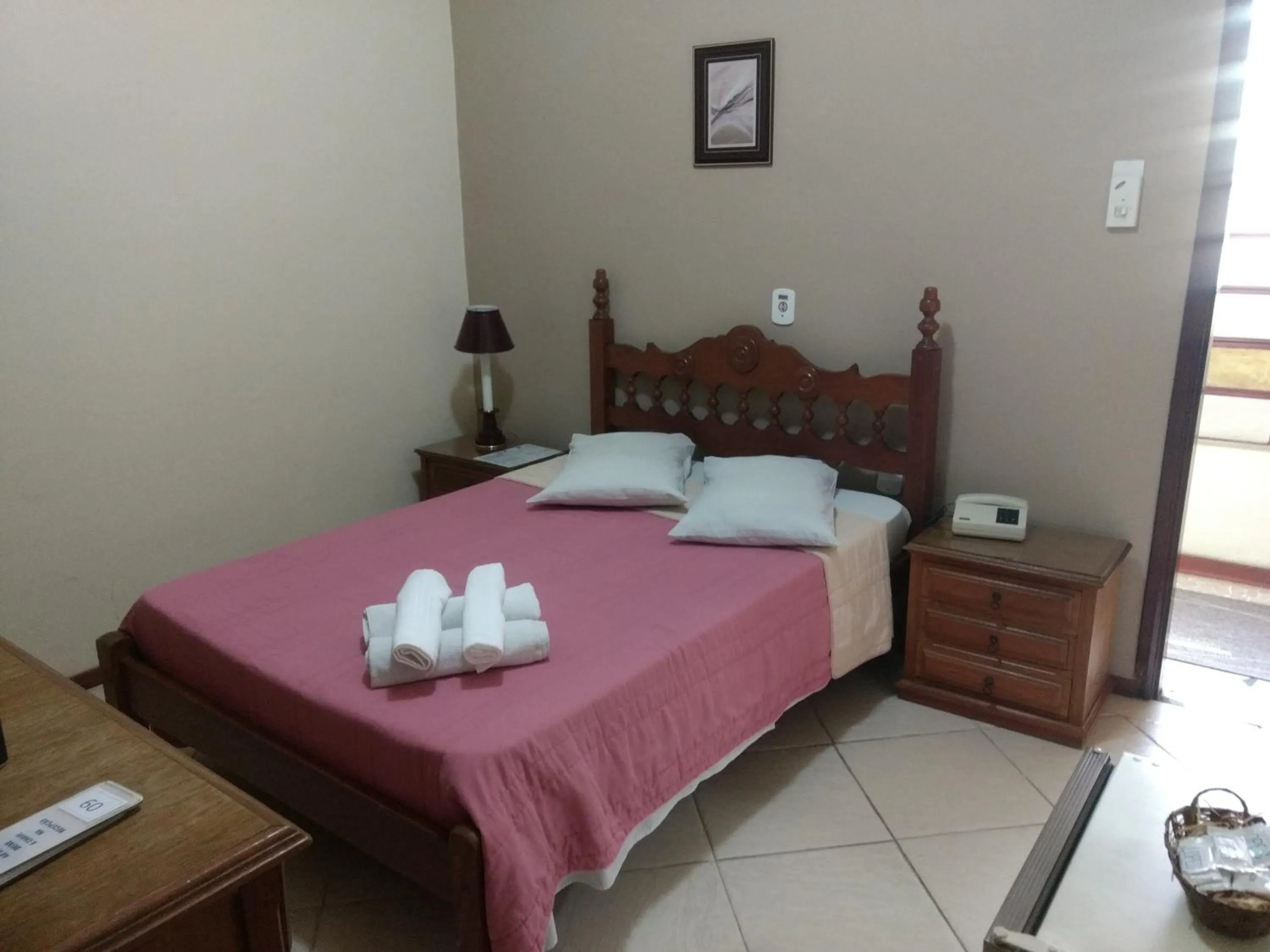 Bed in Hotel Lopes Caxambu