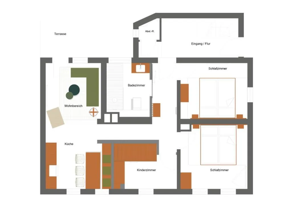 Floor plan in Berg und Tal Hotel & Apartments