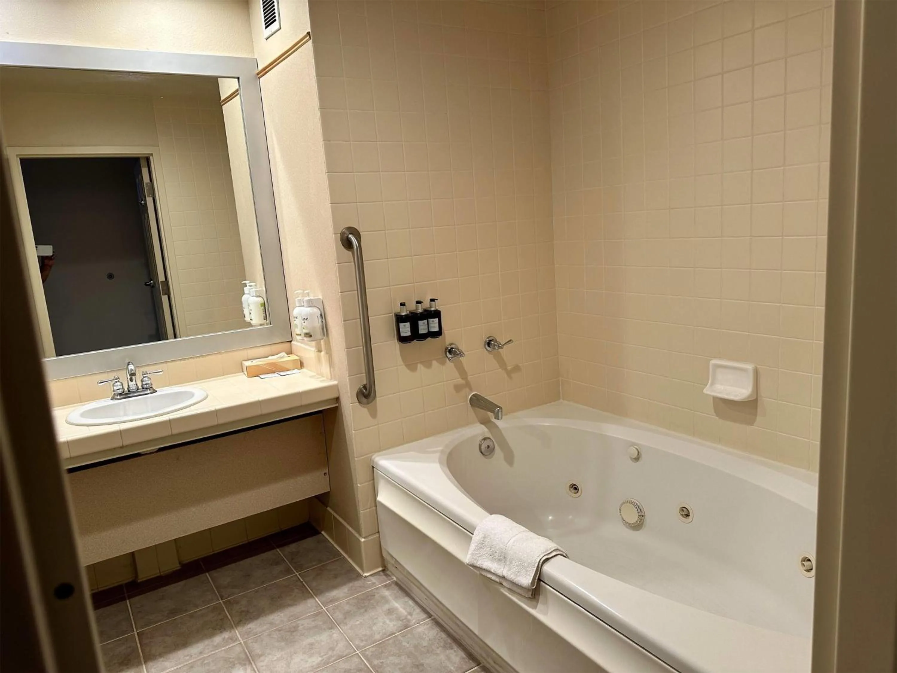 Bathroom in Rocklin Park Hotel, Trademark Collection by Wyndham