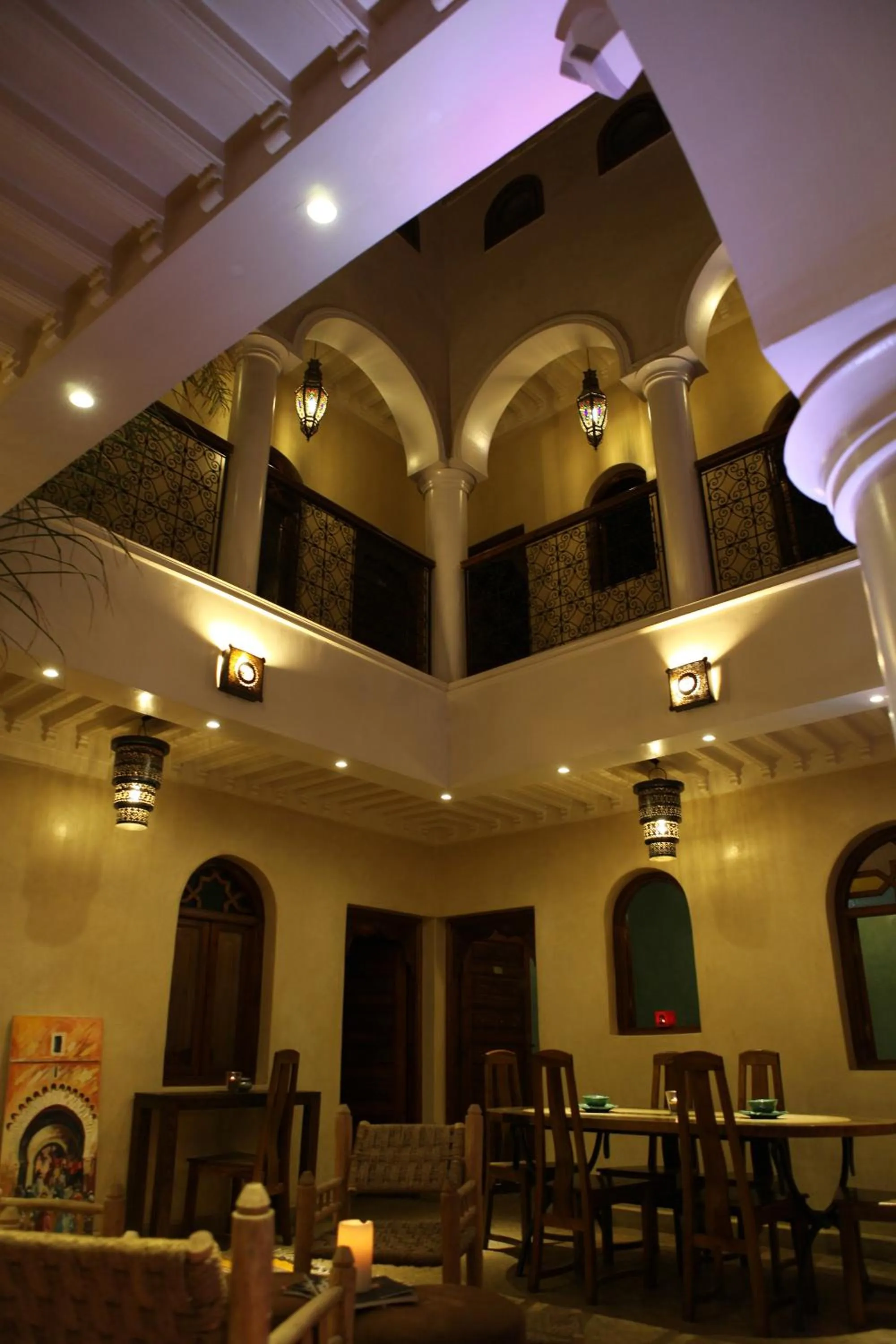 Decorative detail in Riad L'Emir