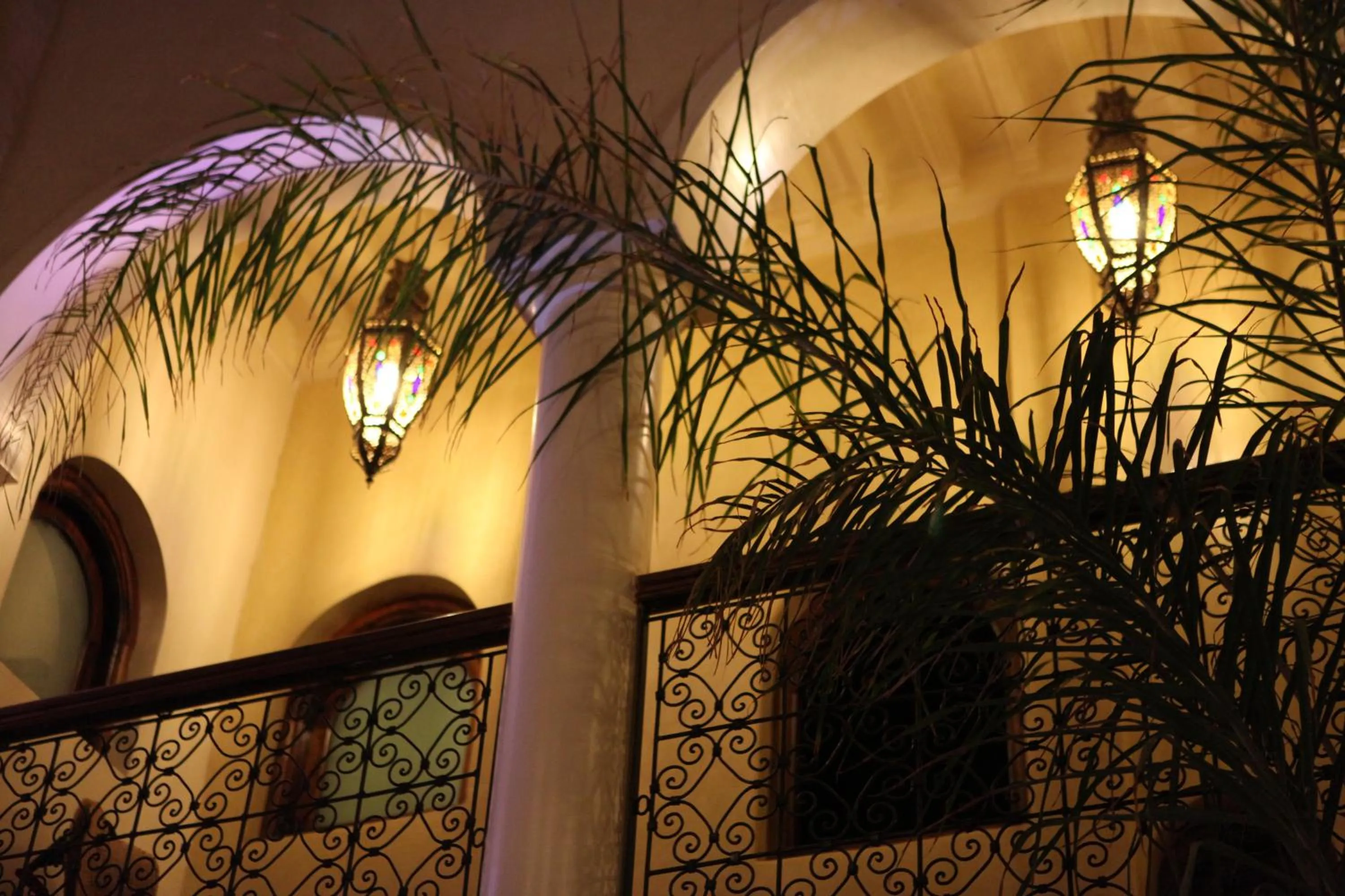 Decorative detail in Riad L'Emir