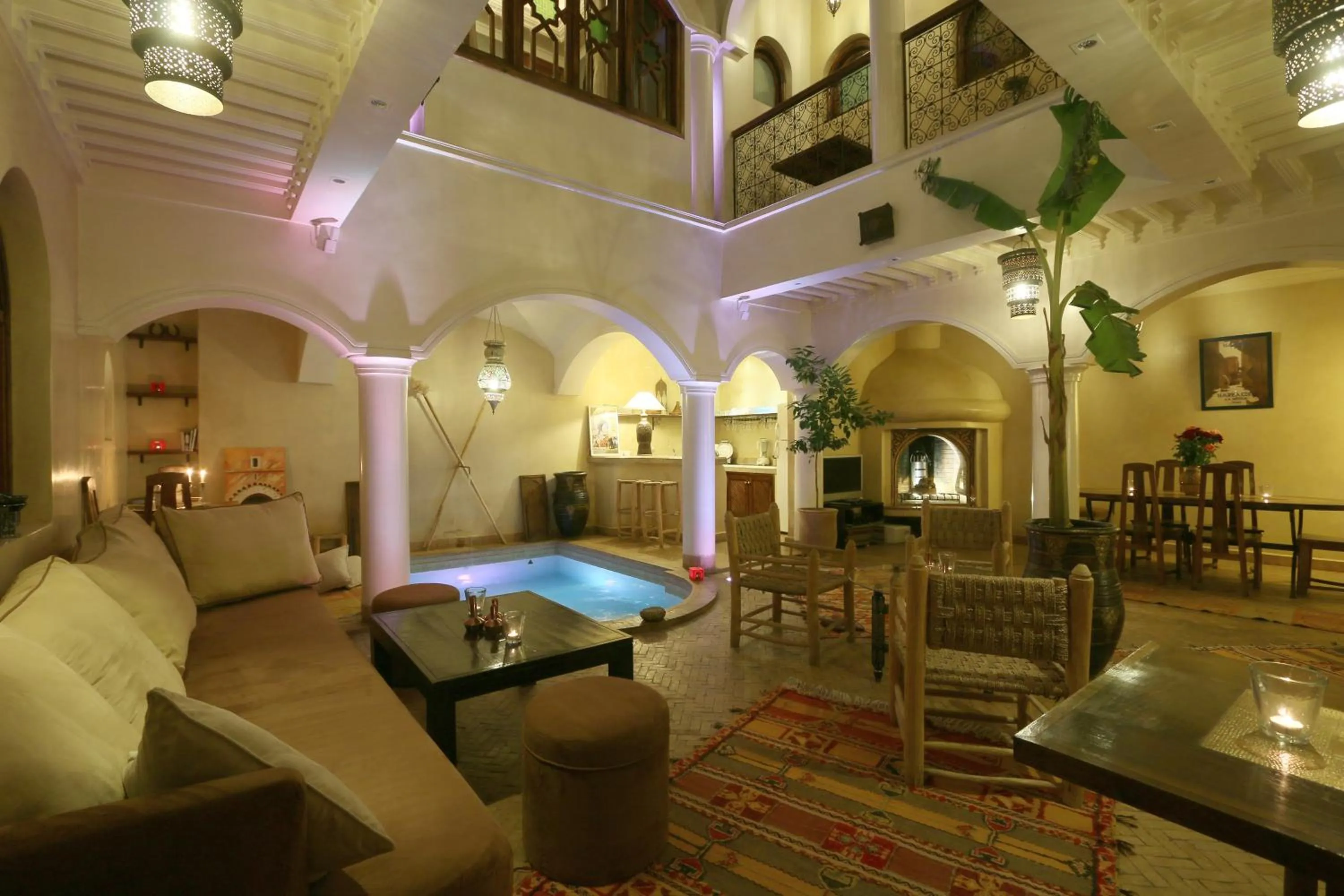 Lobby or reception in Riad L'Emir