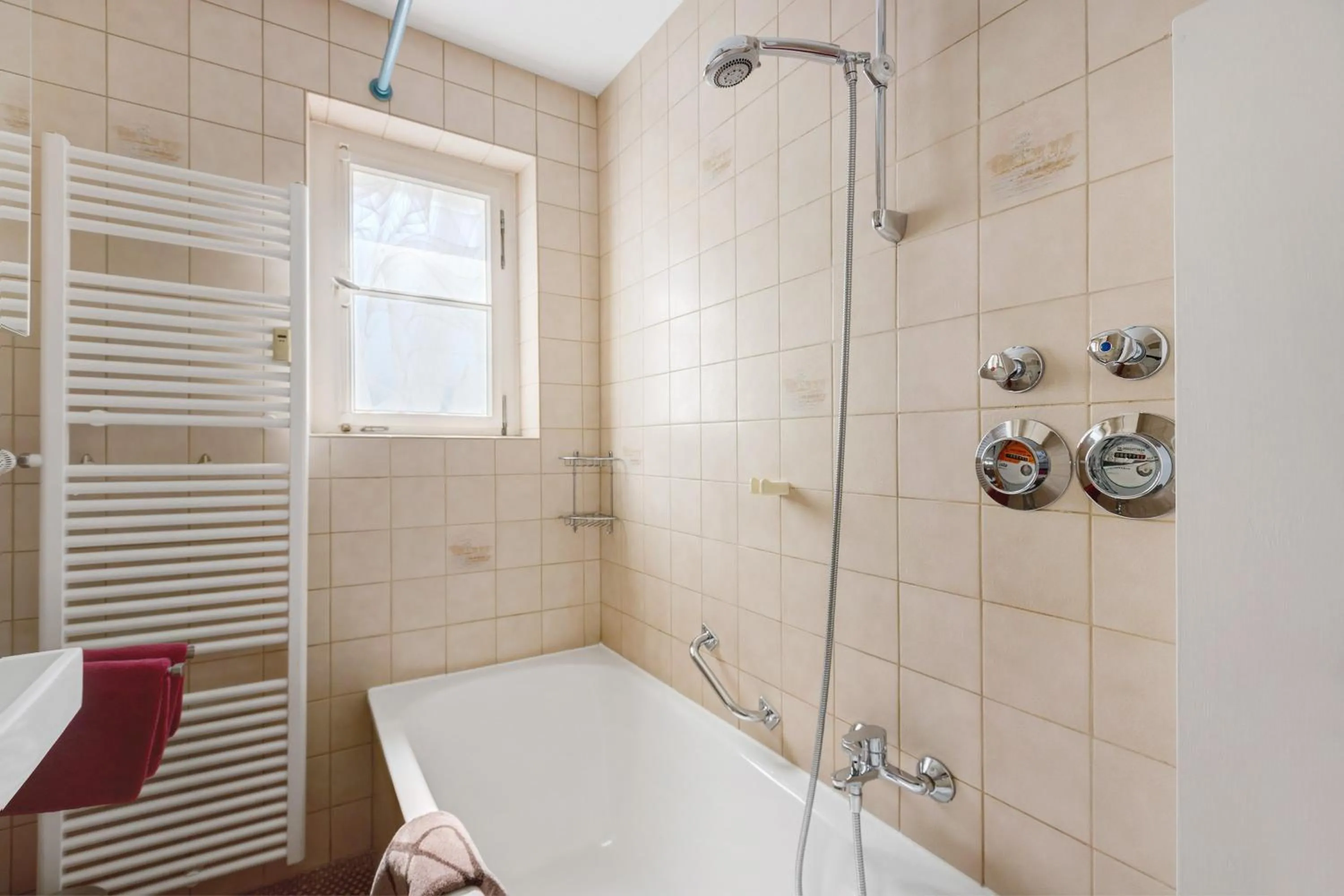 Bathroom in Ferienwohnung Kleeblatt