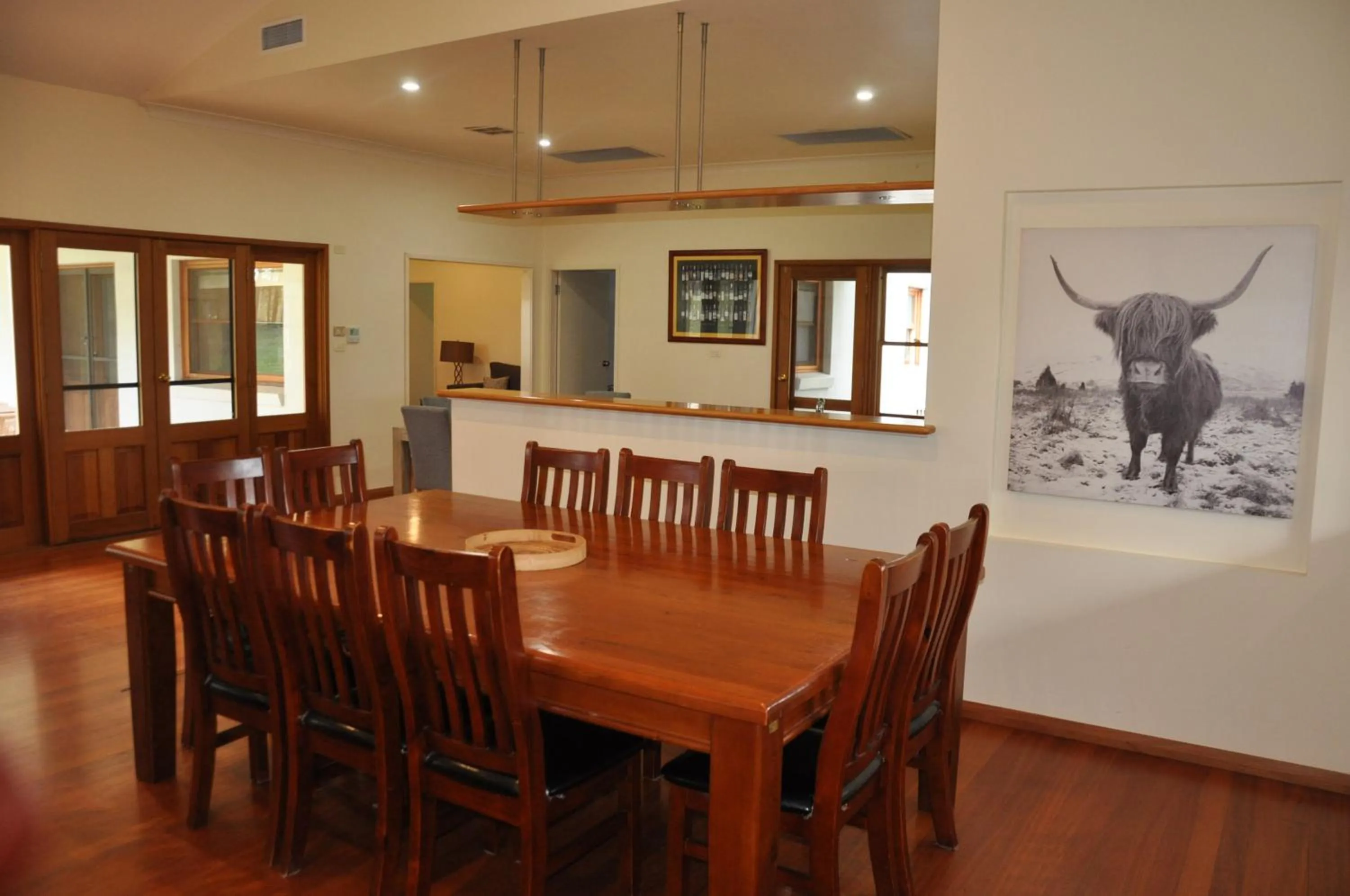 Living room in Pokolbin Village Estate