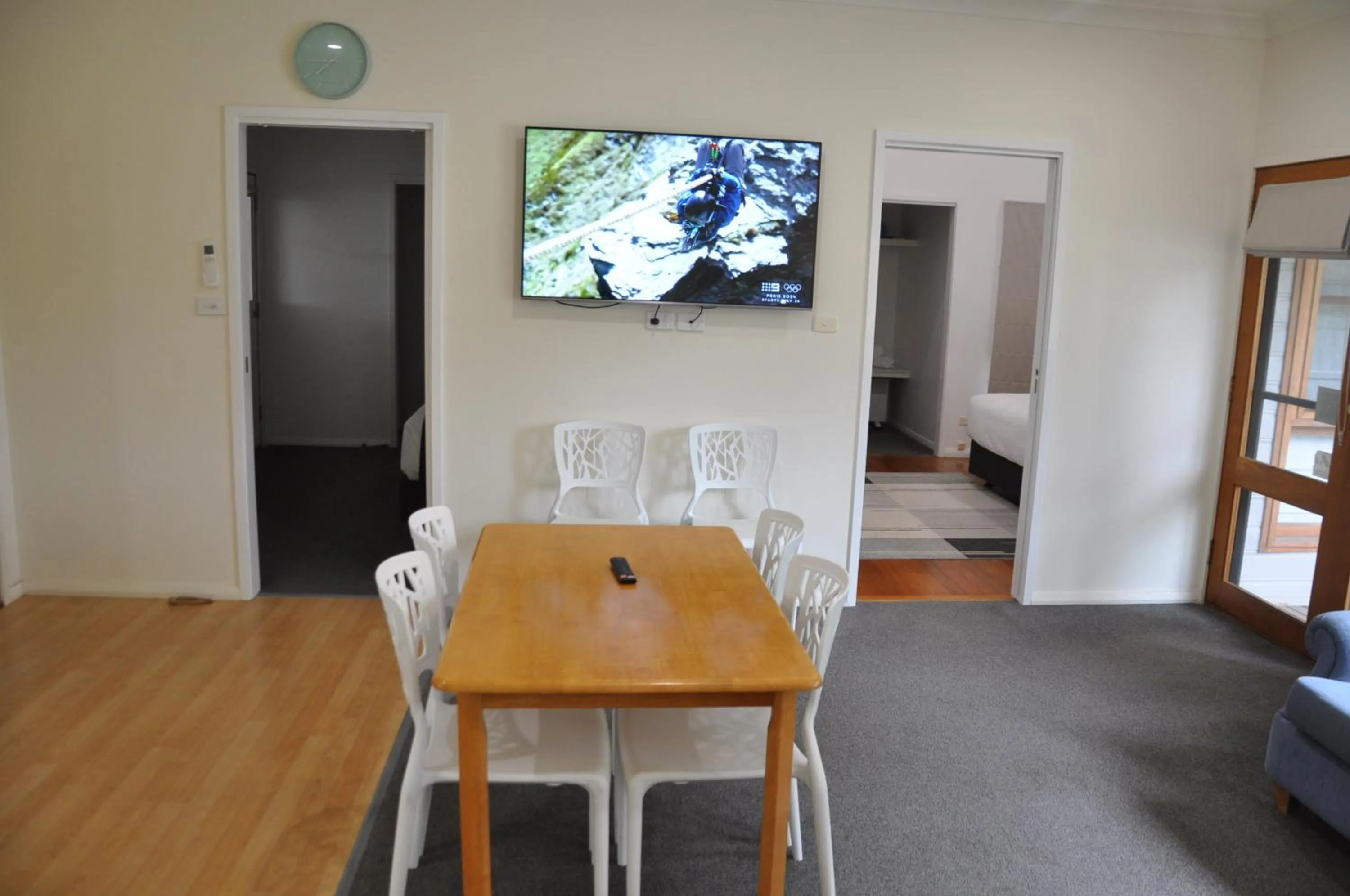 Communal lounge/ TV room in Pokolbin Village Estate