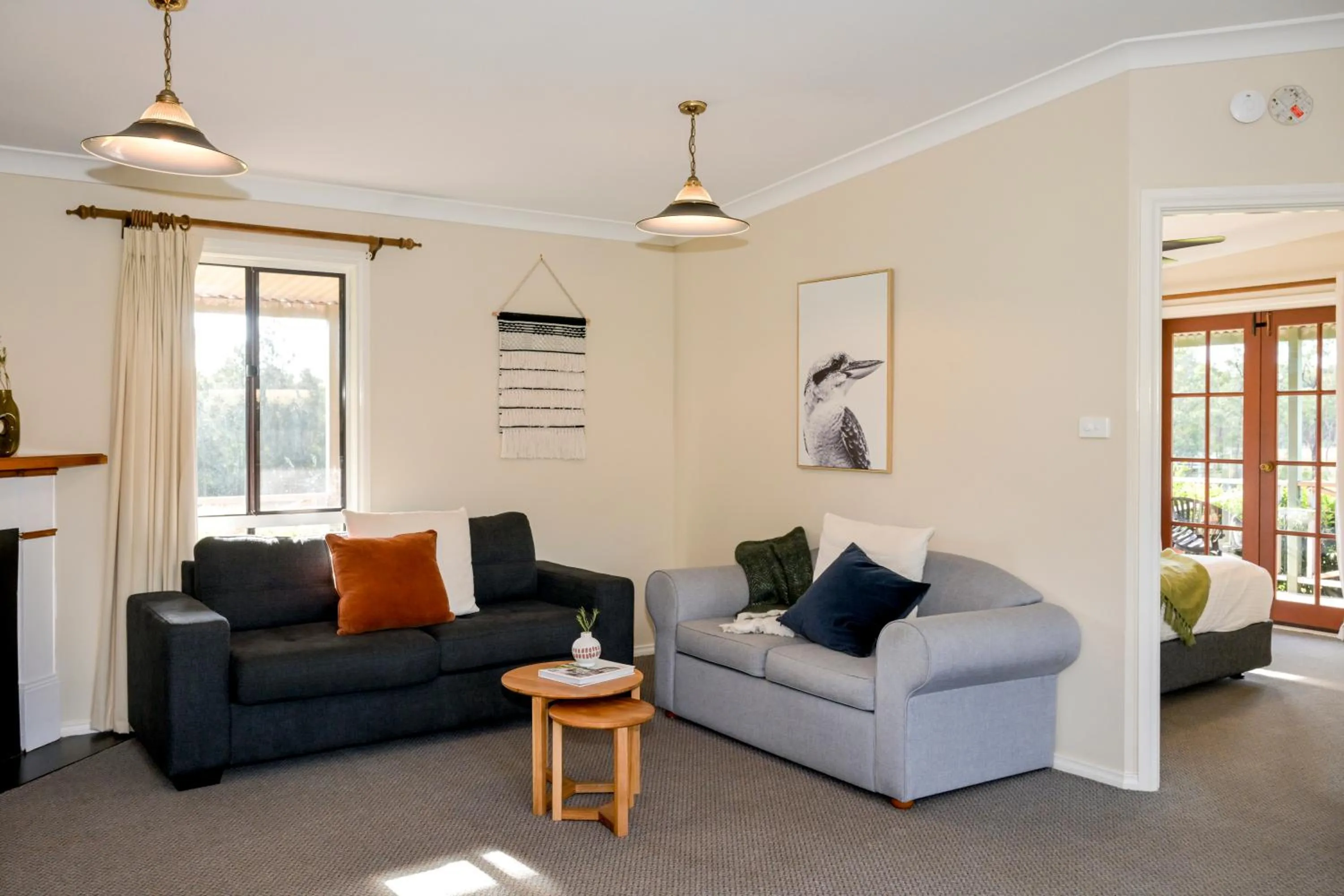 Living room in Cabins on Halls
