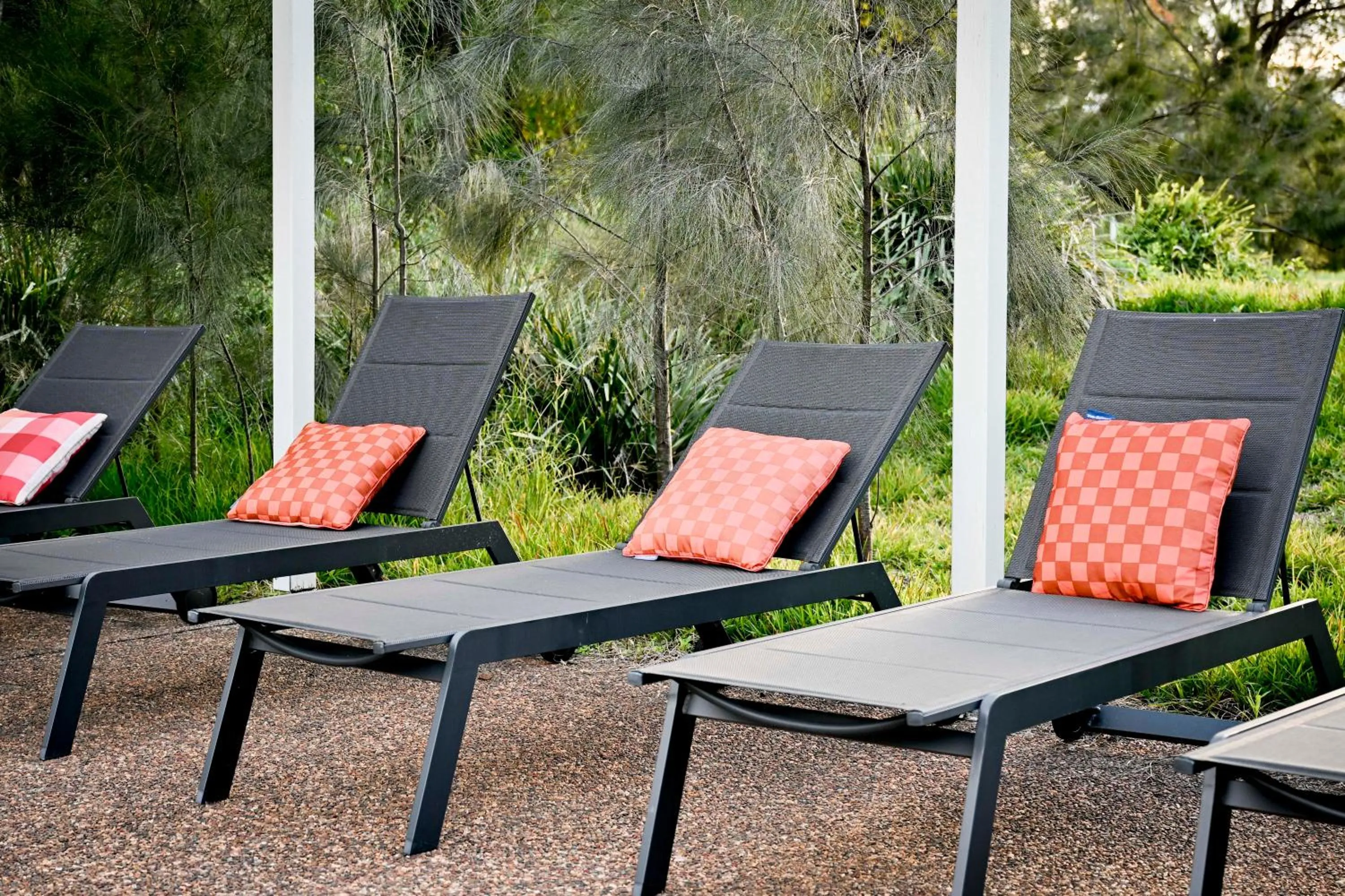 Swimming pool in Cabins on Halls