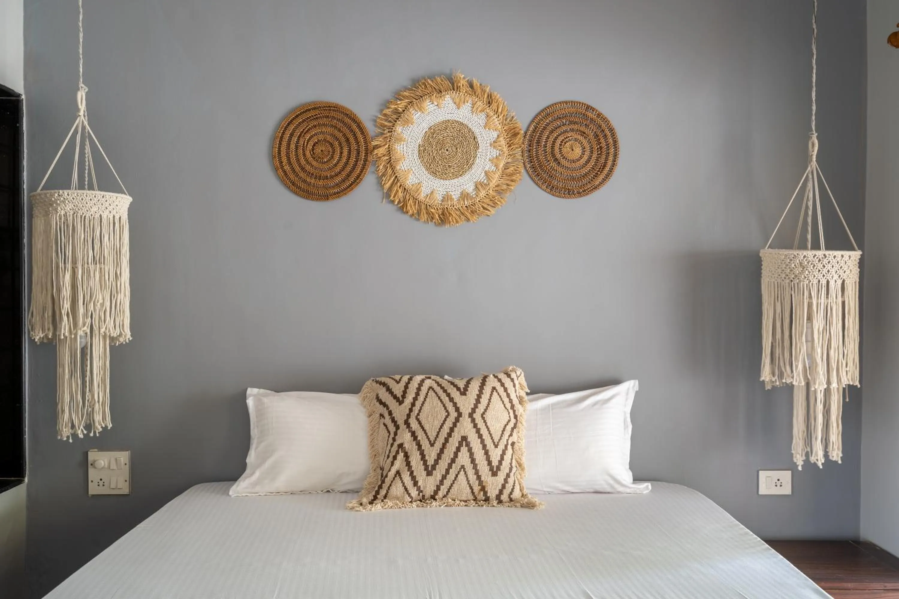 Photo of the whole room, Bed in The Banyan Soul